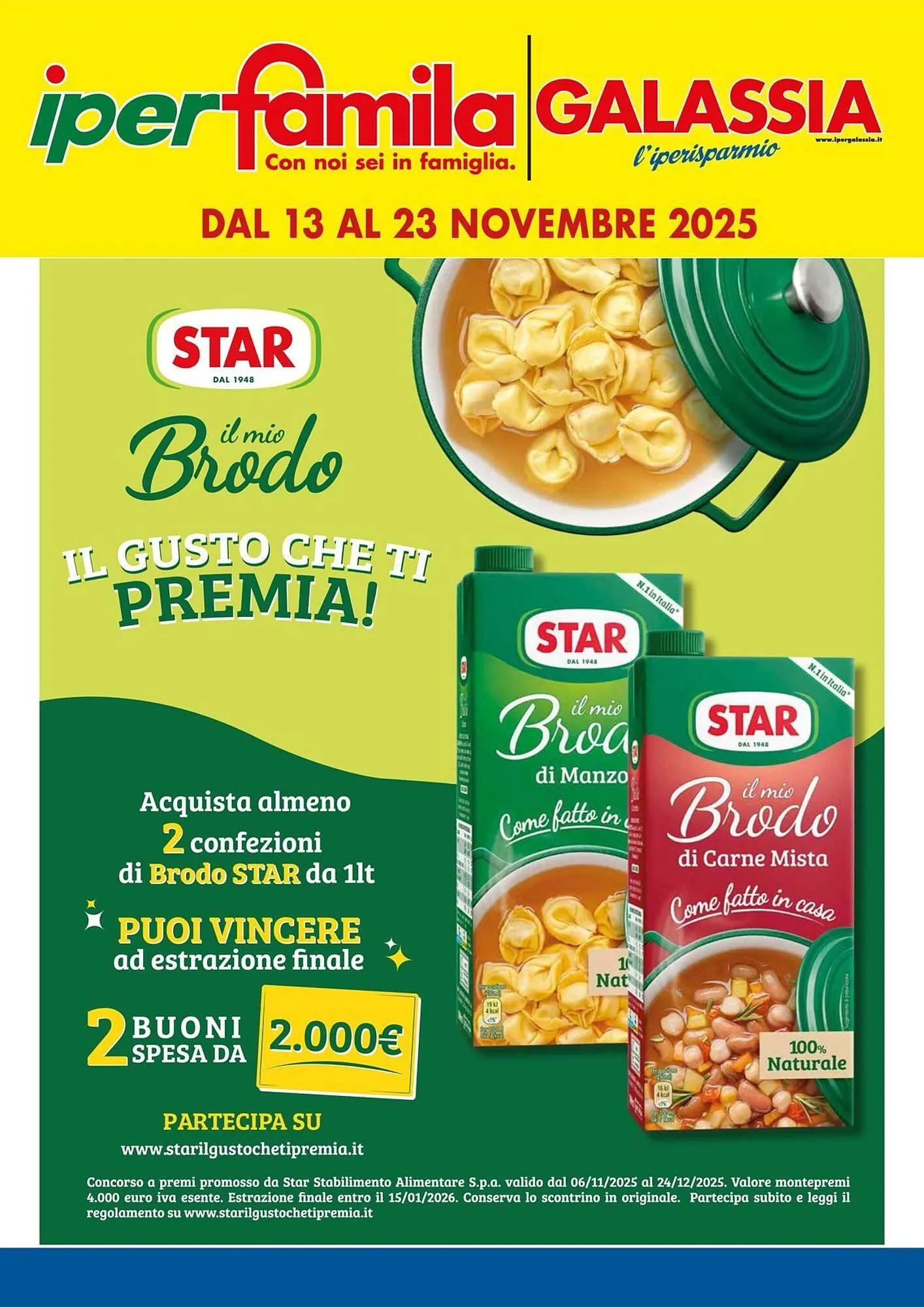 Volantino IperFamila da 13 novembre a 30 novembre di 2025 - Pagina del volantino 1