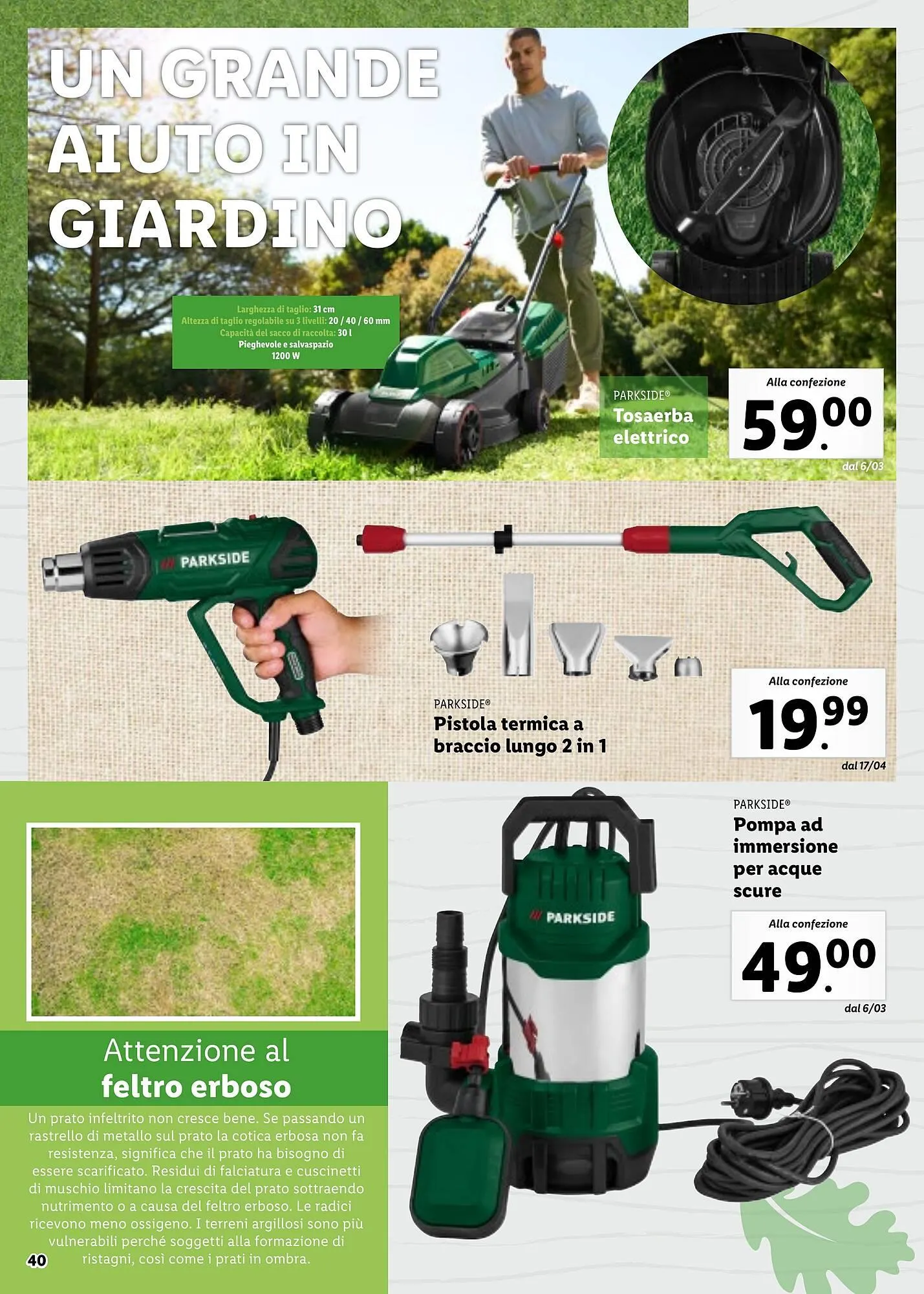 Volantino Lidl da 4 aprile a 31 maggio di 2025 - Pagina del volantino 40