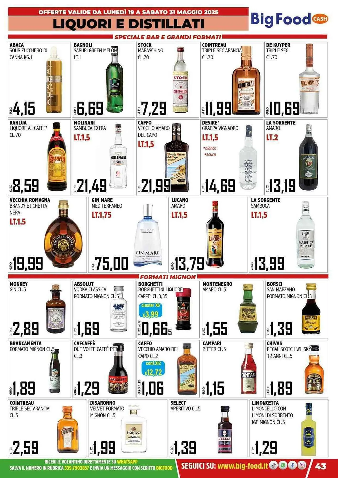 Volantino Big Food da 19 maggio a 31 maggio di 2025 - Pagina del volantino 43