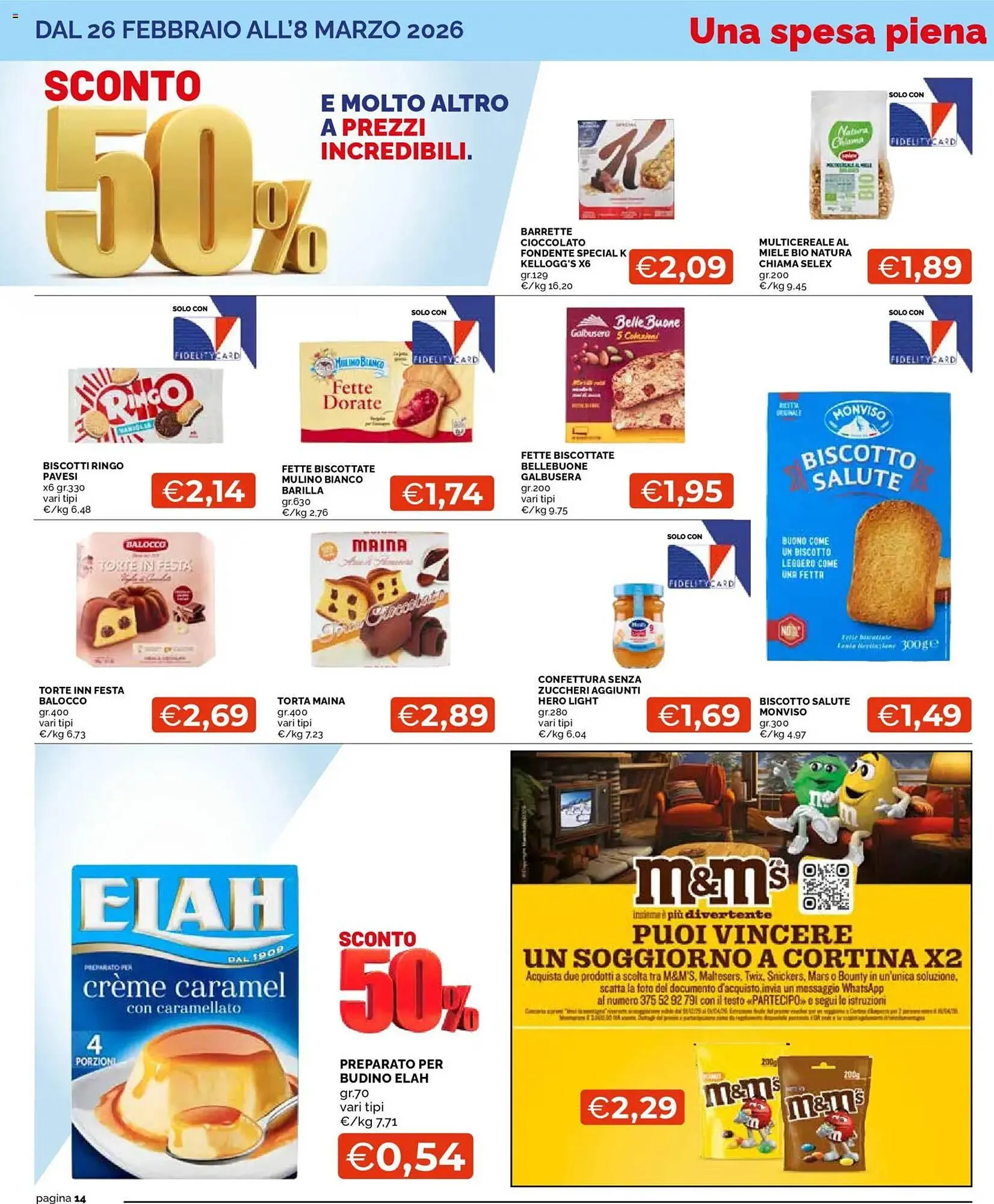 Volantino Mercatò da 26 febbraio a 8 marzo di 2026 - Pagina del volantino 14
