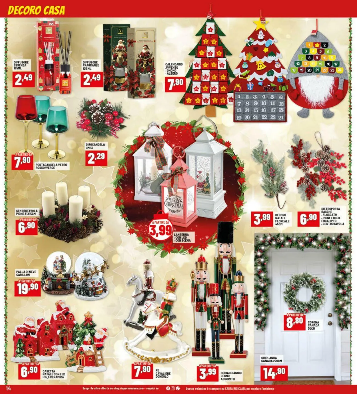 Risparmio Casa Volantino attuale da 26 novembre a 20 dicembre di 2025 - Pagina del volantino 14