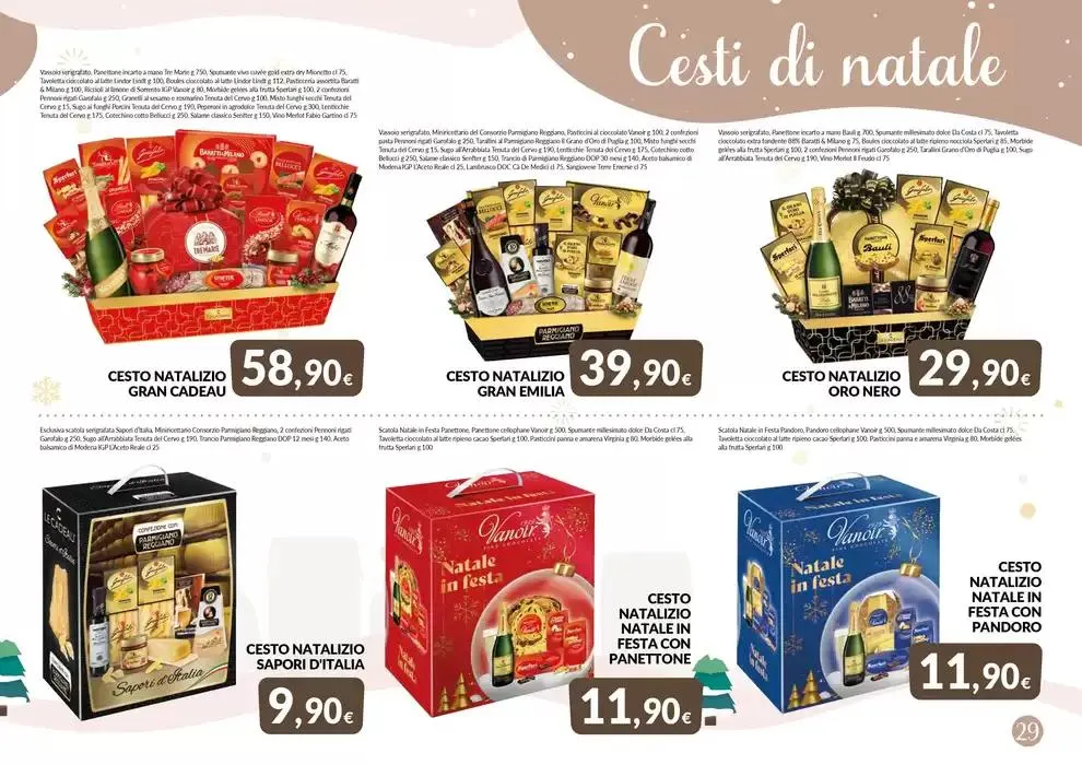 I sapori delle feste da 25 novembre a 31 dicembre di 2024 - Pagina del volantino 29