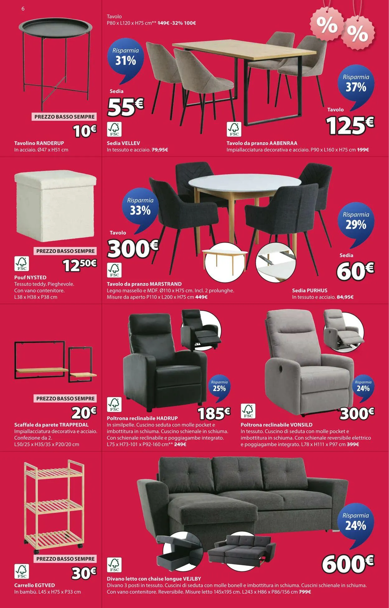 Jysk Volantino attuale da 29 luglio a 12 agosto di 2025 - Pagina del volantino 7