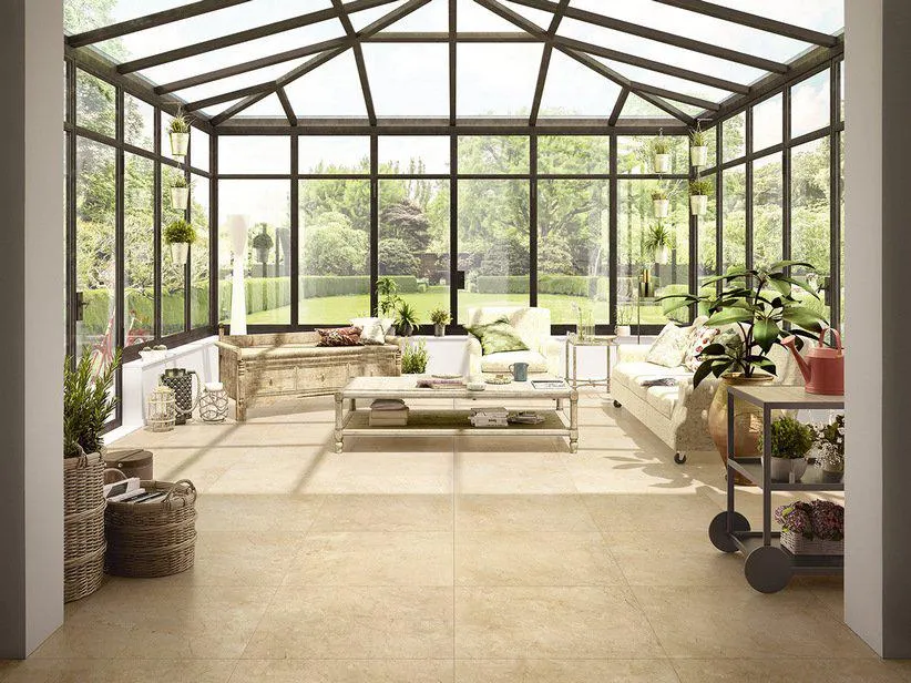 Piastrella Vendome Marfil 75X75 Gres Effetto Marmo Crema