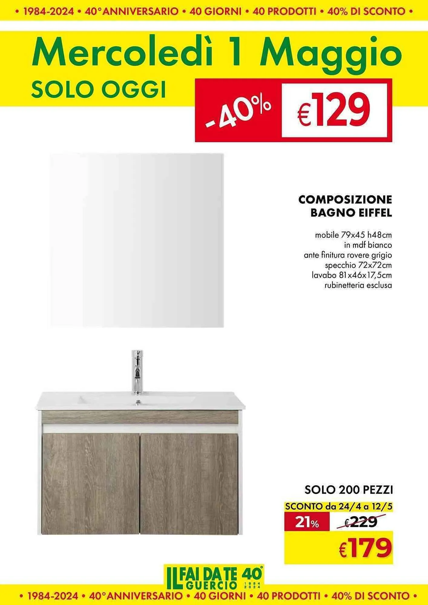 Volantino Il Fai Da Te Guercio da 25 aprile a 12 maggio di 2024 - Pagina del volantino 8