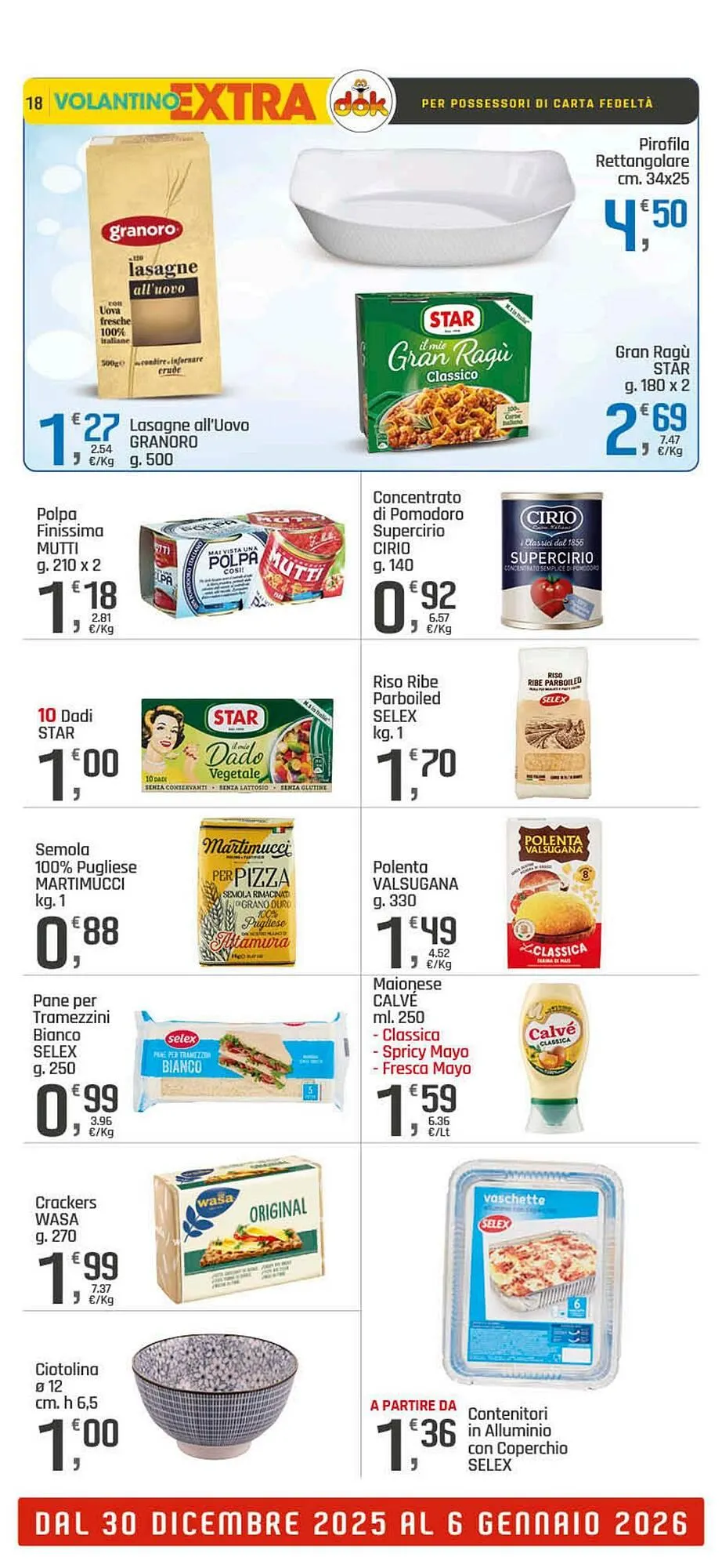 Volantino Supermercati Dok da 30 dicembre a 6 gennaio di 2026 - Pagina del volantino 18