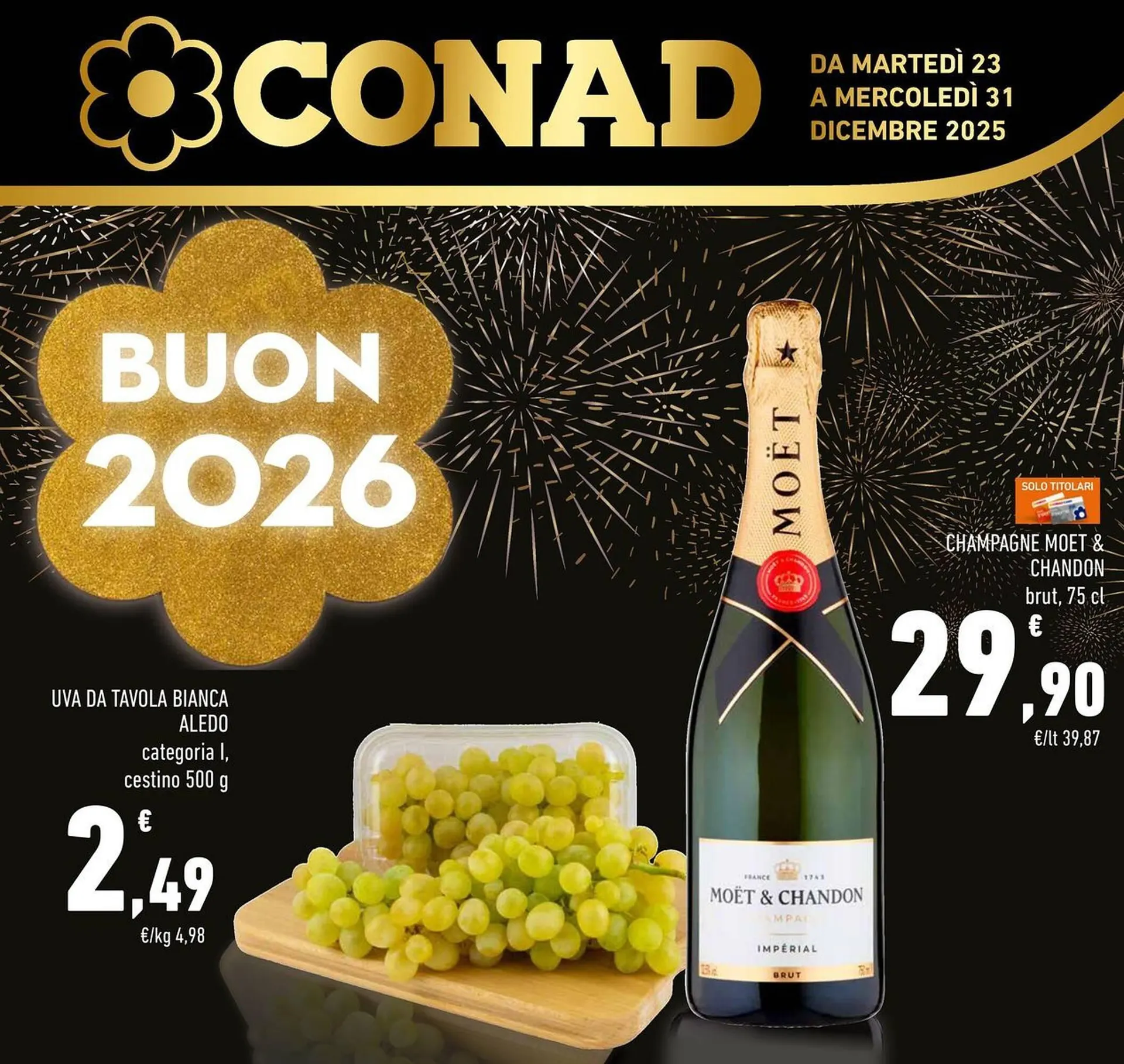 Volantino Conad da 23 dicembre a 31 dicembre di 2025 - Pagina del volantino 1