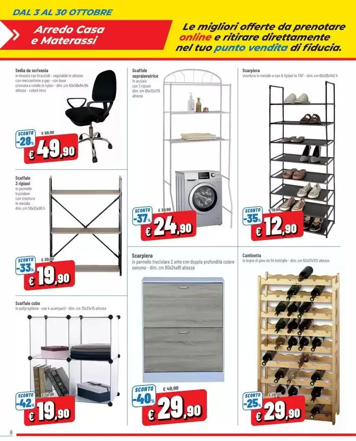 Prenota e RISPARMIO ONLINE da 3 ottobre a 30 ottobre di 2024 - Pagina del volantino 8