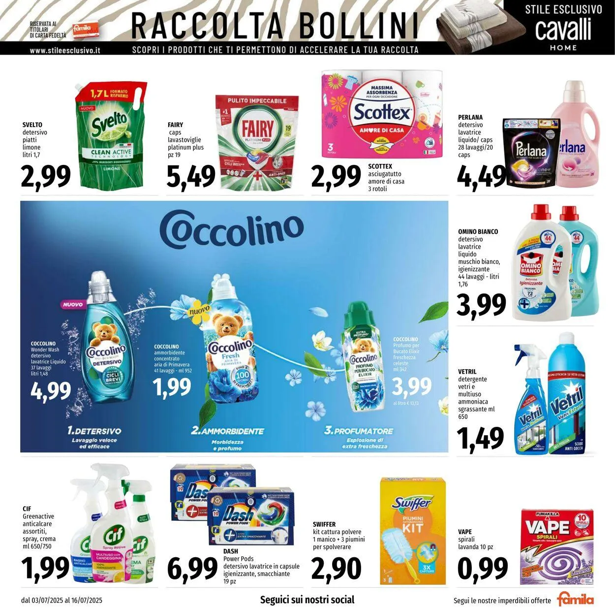 Famila Volantino attuale da 3 luglio a 16 luglio di 2025 - Pagina del volantino 19