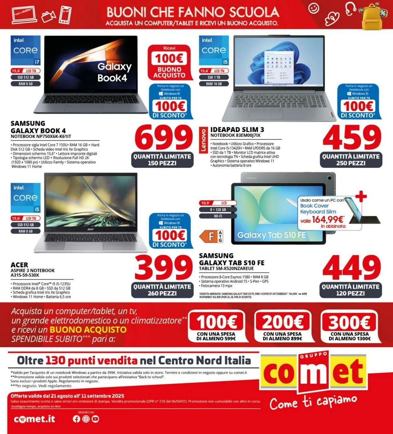 Comet Volantino attuale da 22 agosto a 11 settembre di 2025 - Pagina del volantino 42