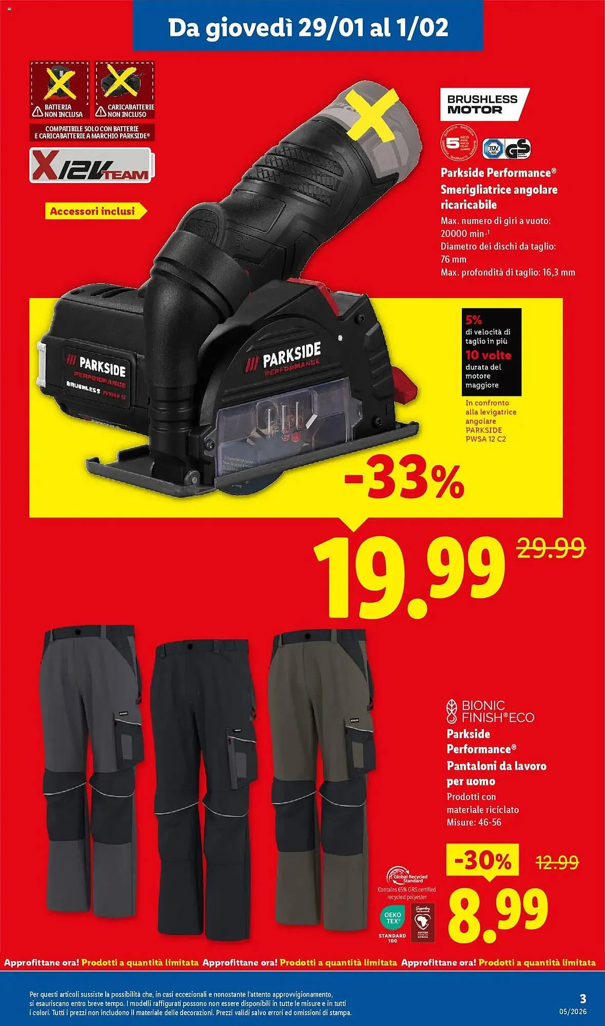 Volantino Lidl da 29 gennaio a 1 febbraio di 2026 - Pagina del volantino 3