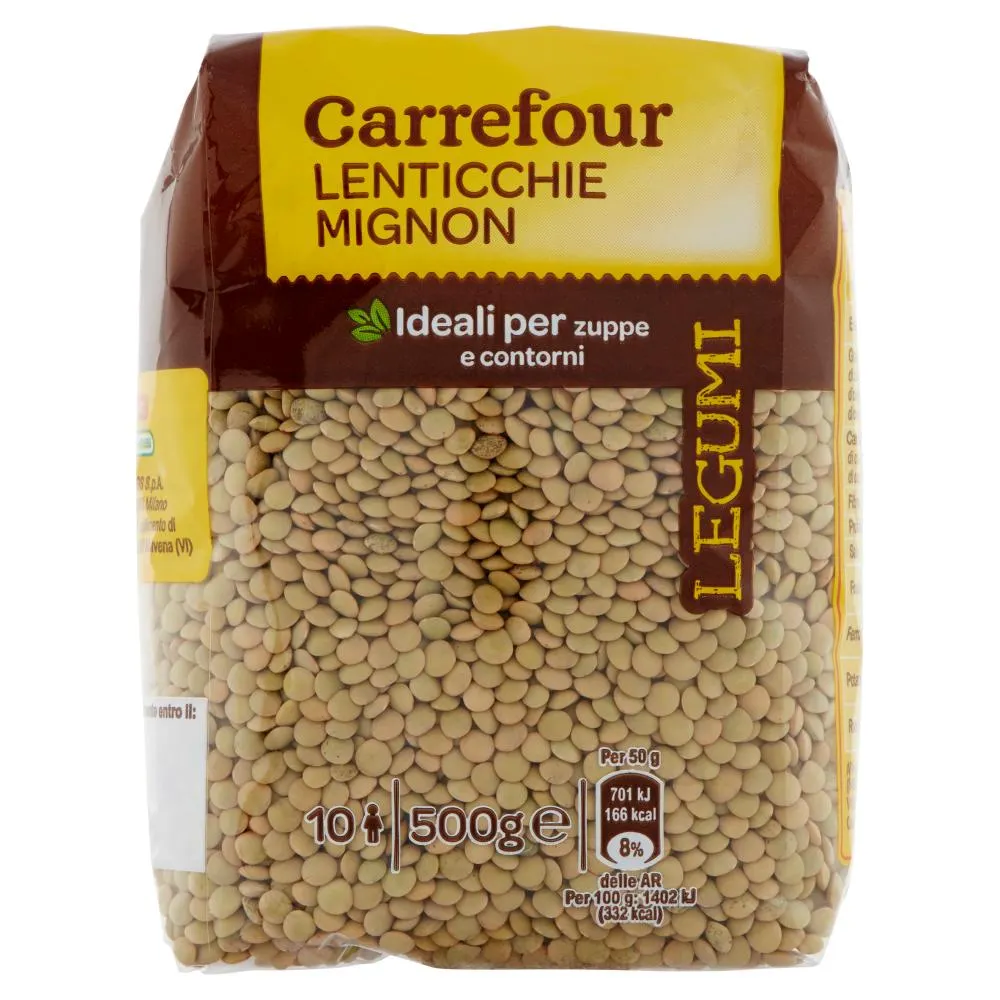 Carrefour Legumi Lenticchie Mignon 500 g