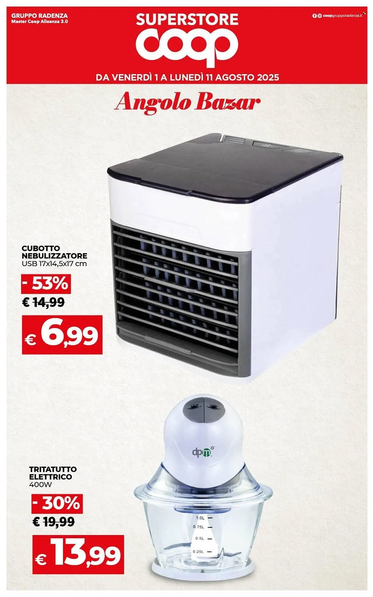 Volantino Coop Radenza da 1 agosto a 11 agosto di 2025 - Pagina del volantino 47