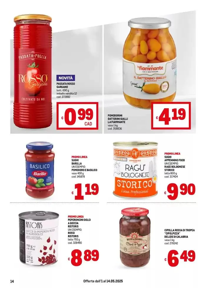 Offerte per Te -Area 4 da 2 maggio a 14 maggio di 2025 - Pagina del volantino 14
