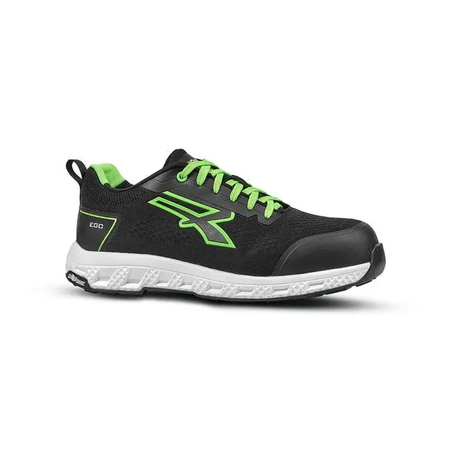 Scarpe antinfortunistiche basse U-POWER Aton S1PS n° 43 nero e verde