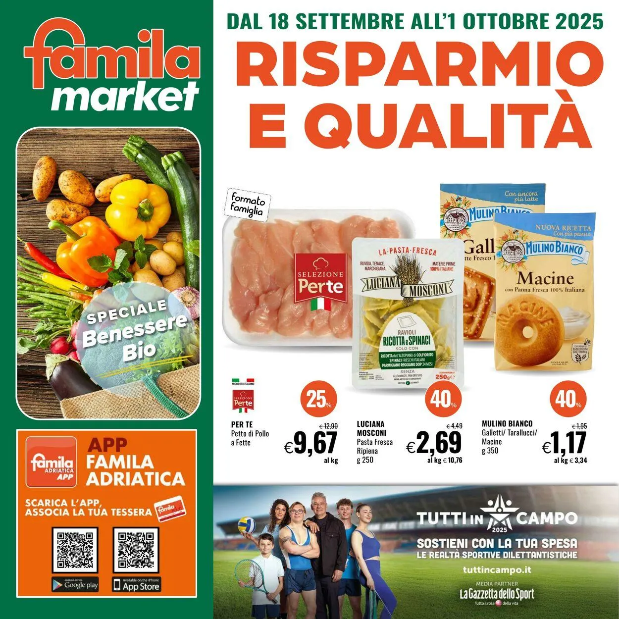 Famila Volantino attuale da 18 settembre a 1 ottobre di 2025 - Pagina del volantino 1