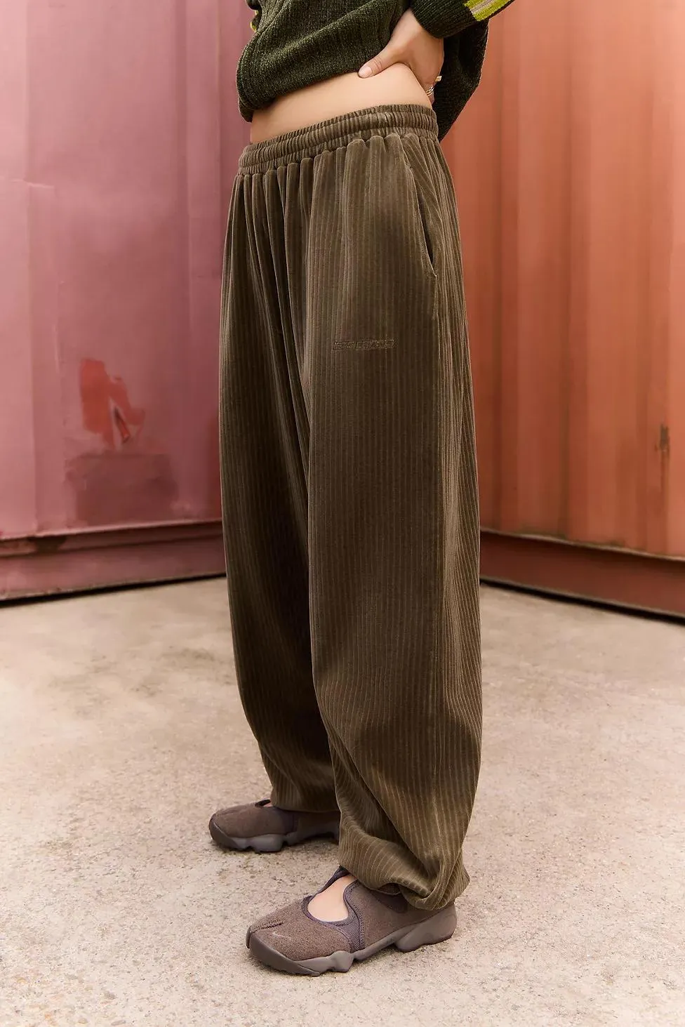 iets frans... Joggers in Velluto a Coste Harri