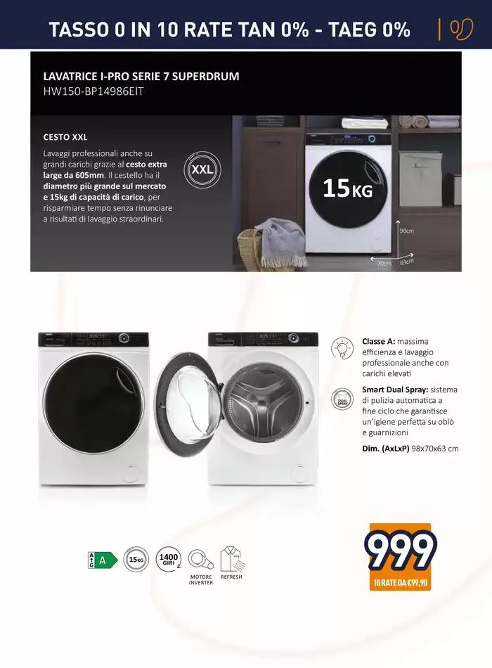 Speciale Haier da Unieuro! da 21 febbraio a 2 marzo di 2025 - Pagina del volantino 7