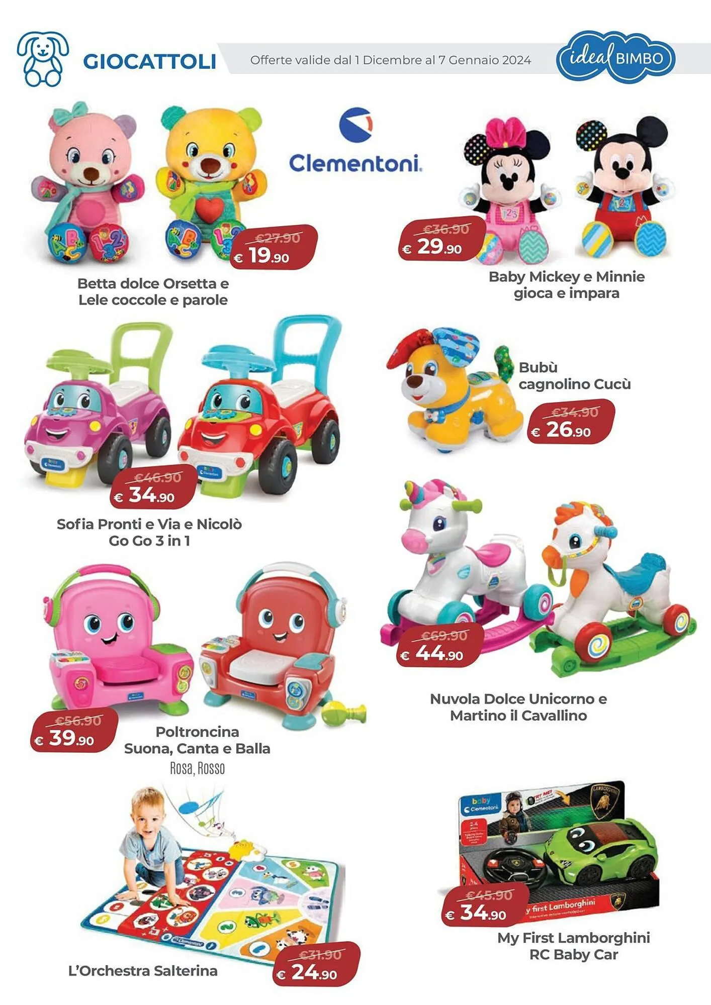 Volantino Ideal Bimbo da 1 dicembre a 7 gennaio di 2024 - Pagina del volantino 12