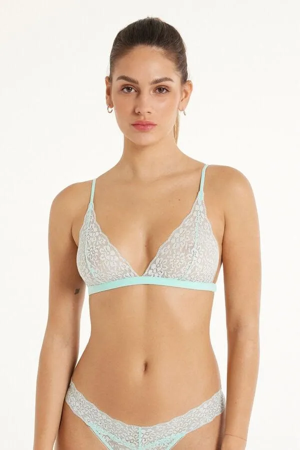 Sujetador Triángulo Lisbon Sin Relleno de Encaje Reciclado