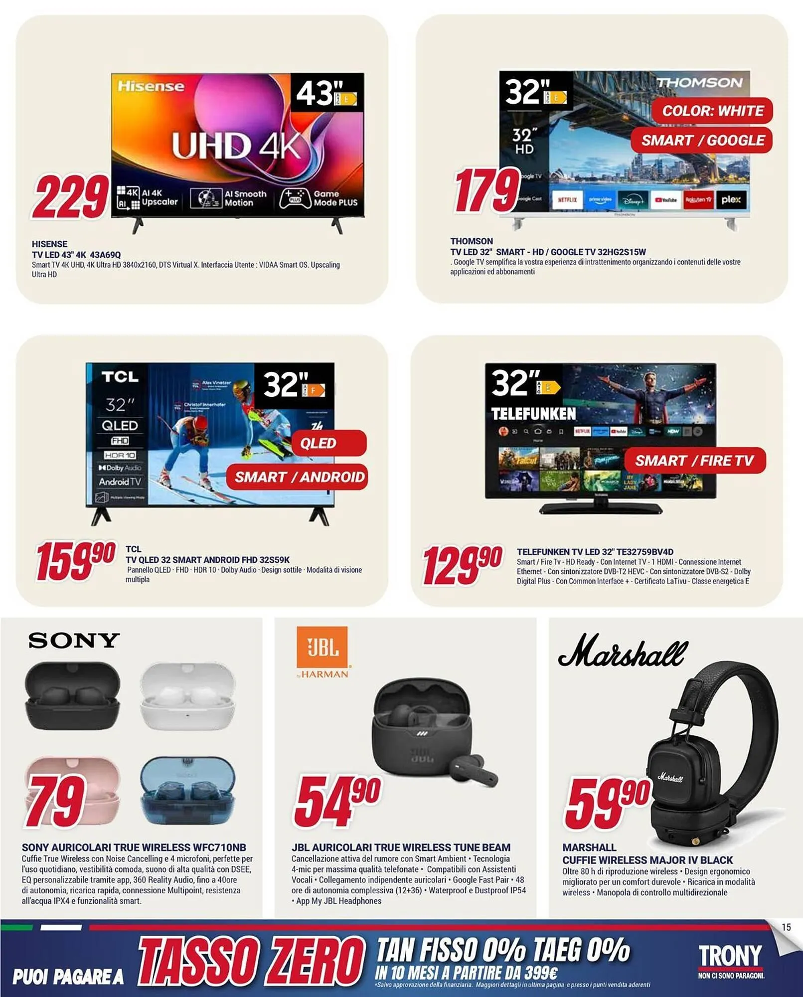 Volantino Trony da 15 gennaio a 4 febbraio di 2026 - Pagina del volantino 15