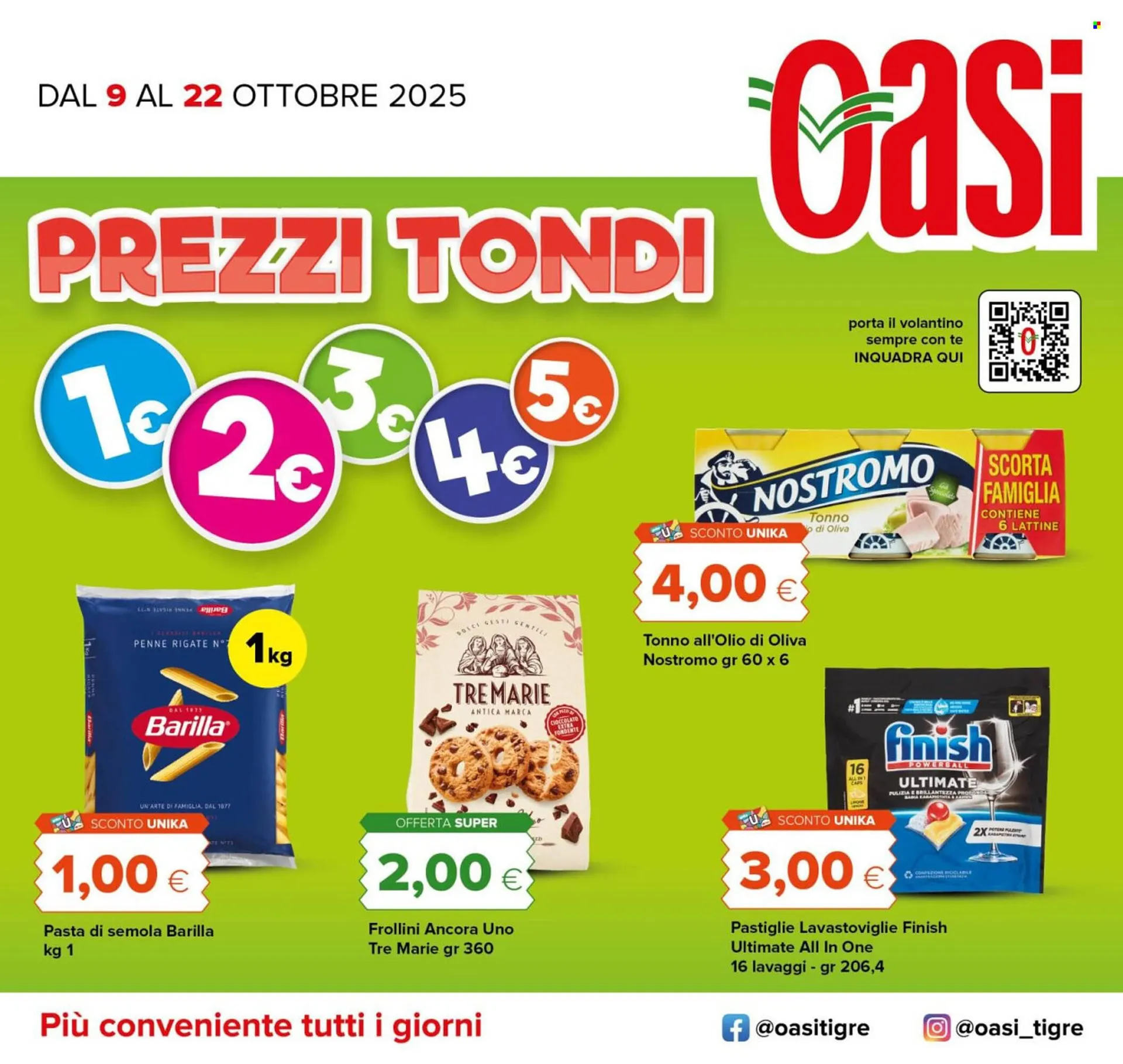 Volantino Oasi da 9 ottobre a 22 ottobre di 2025 - Pagina del volantino 1
