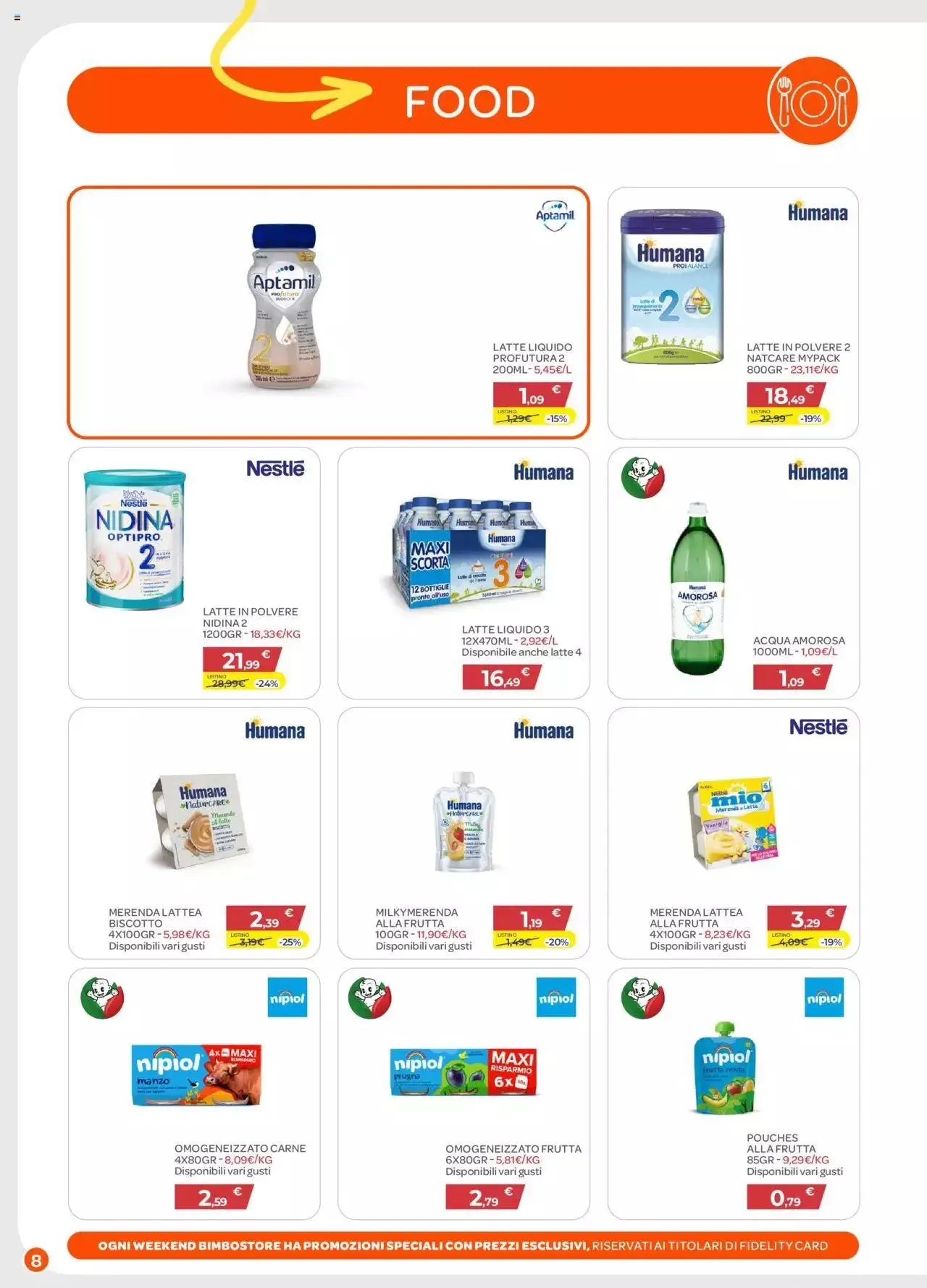 Volantino Bimbo store da 8 febbraio a 29 febbraio di 2024 - Pagina del volantino 8