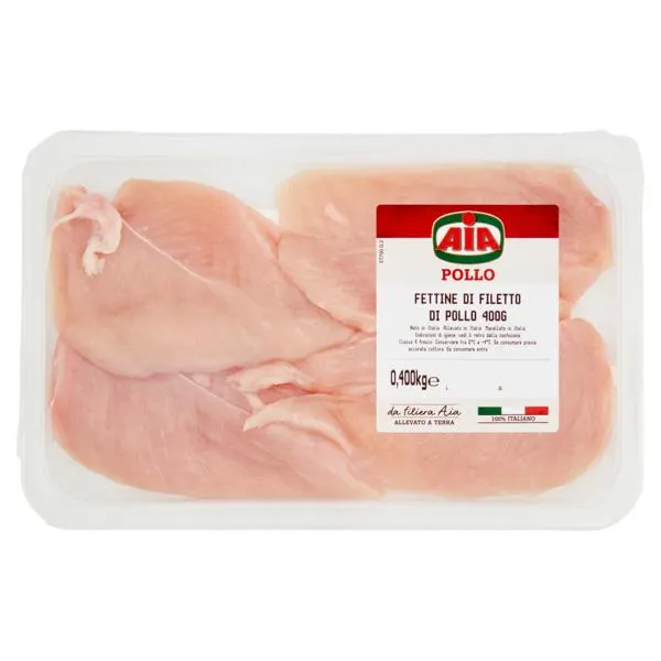 Aia Fettine di Filetto di Pollo 0,400 kg