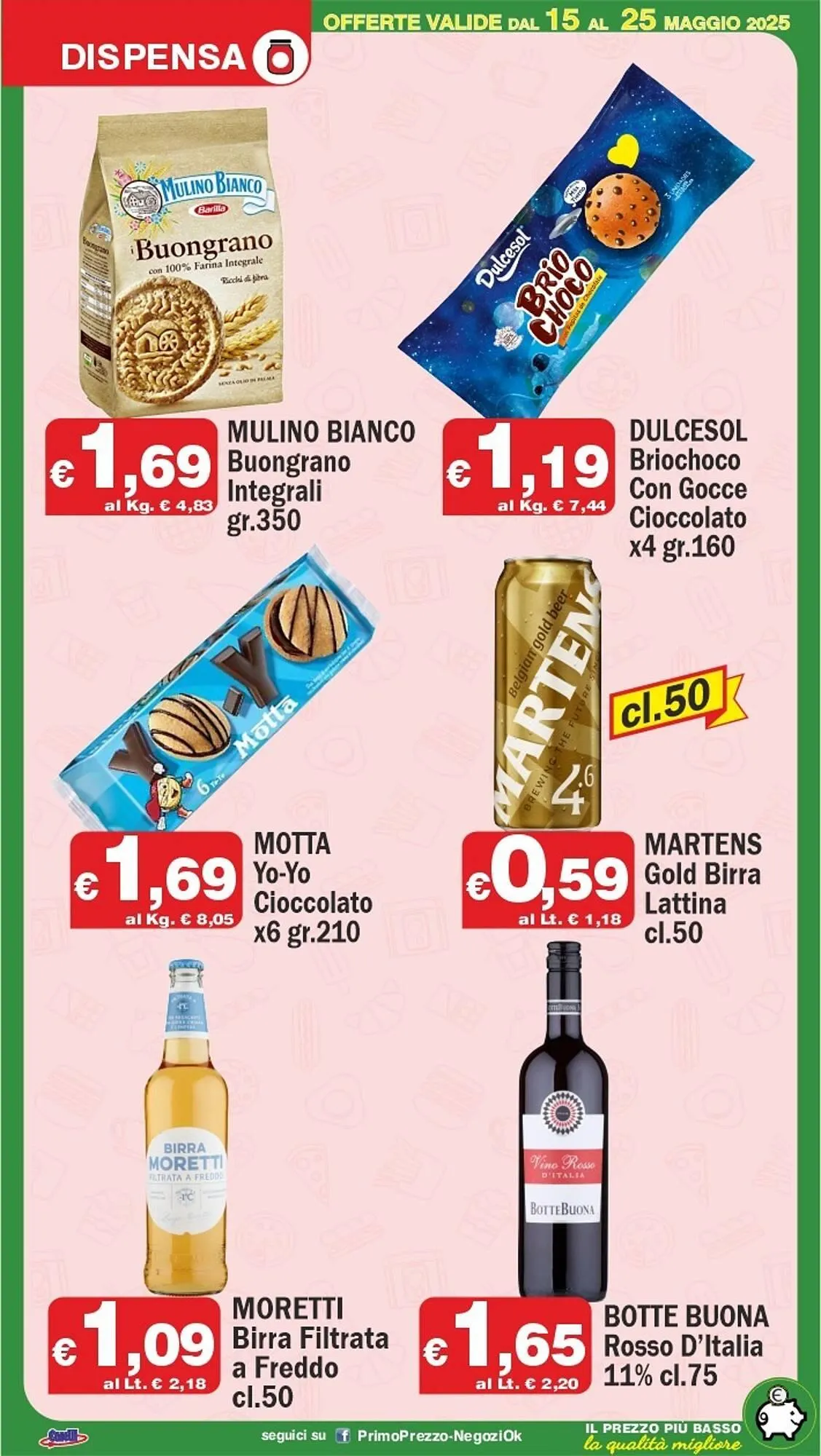 Volantino Primo Prezzo da 15 maggio a 25 maggio di 2025 - Pagina del volantino 5
