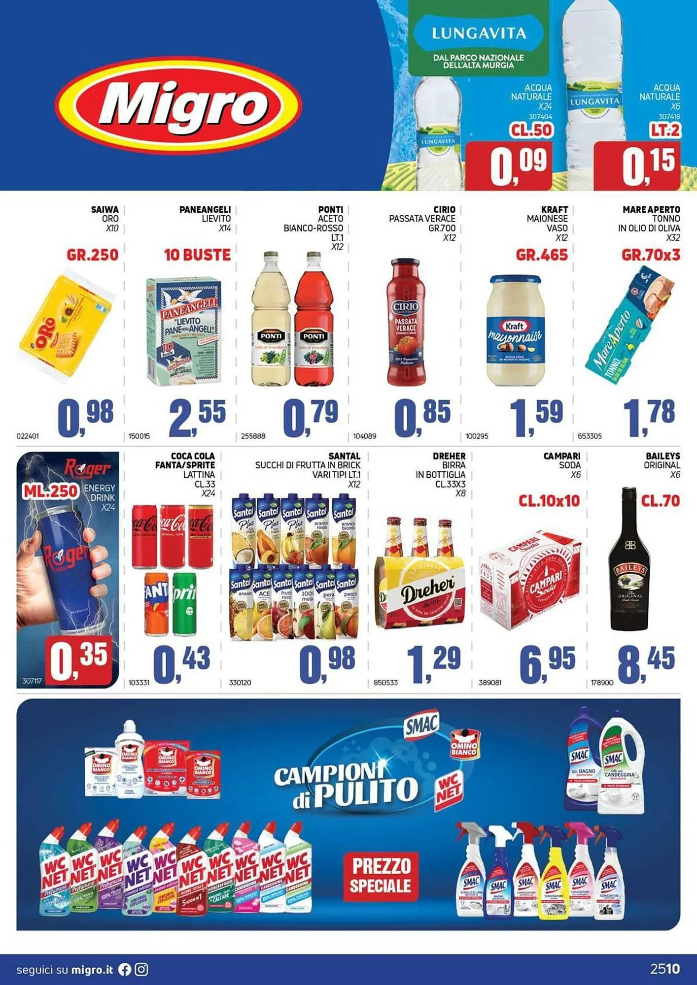 Volantino Migro da 9 ottobre a 25 ottobre di 2025 - Pagina del volantino 1