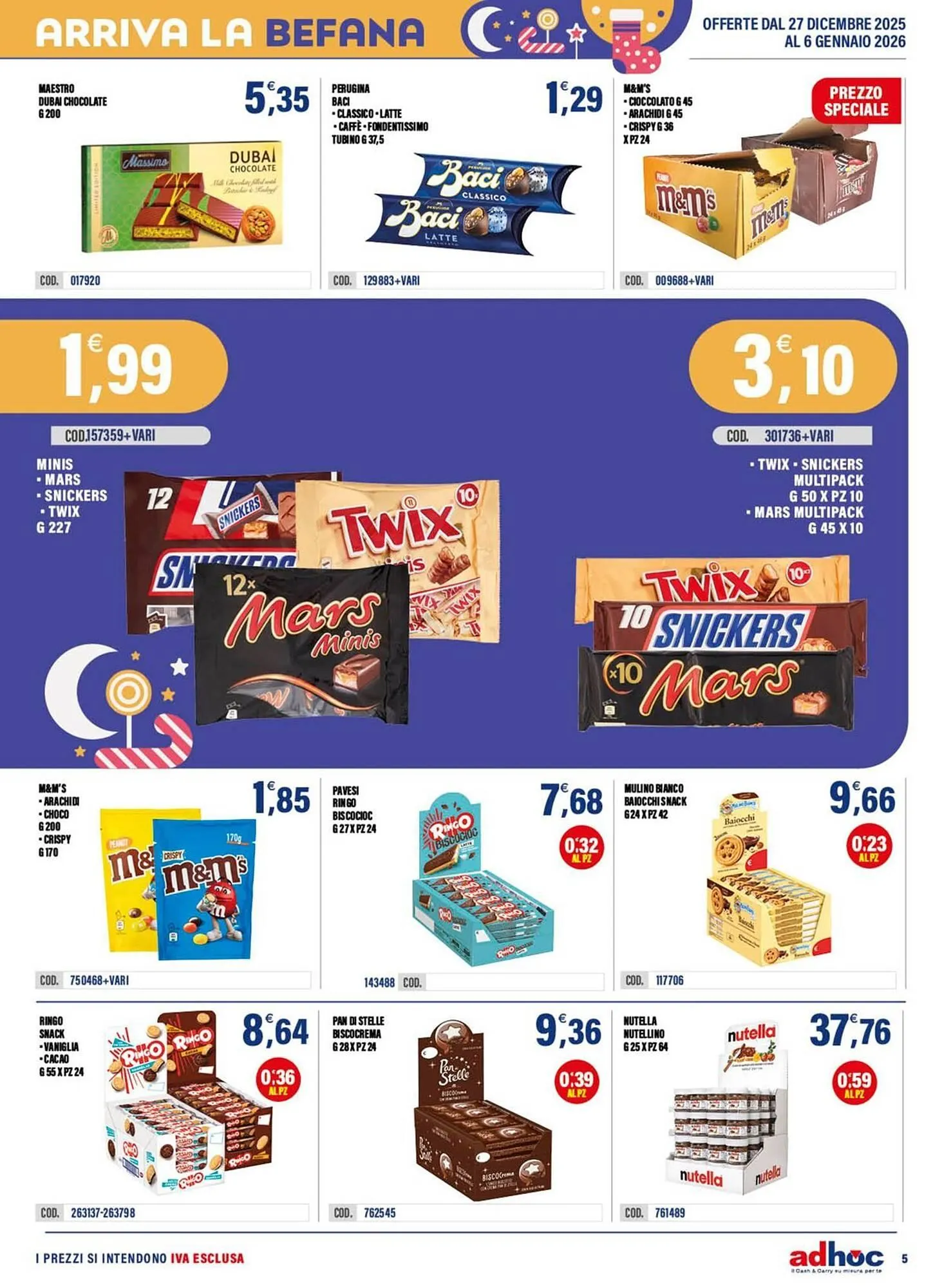Volantino Adhoc da 29 dicembre a 6 gennaio di 2026 - Pagina del volantino 5