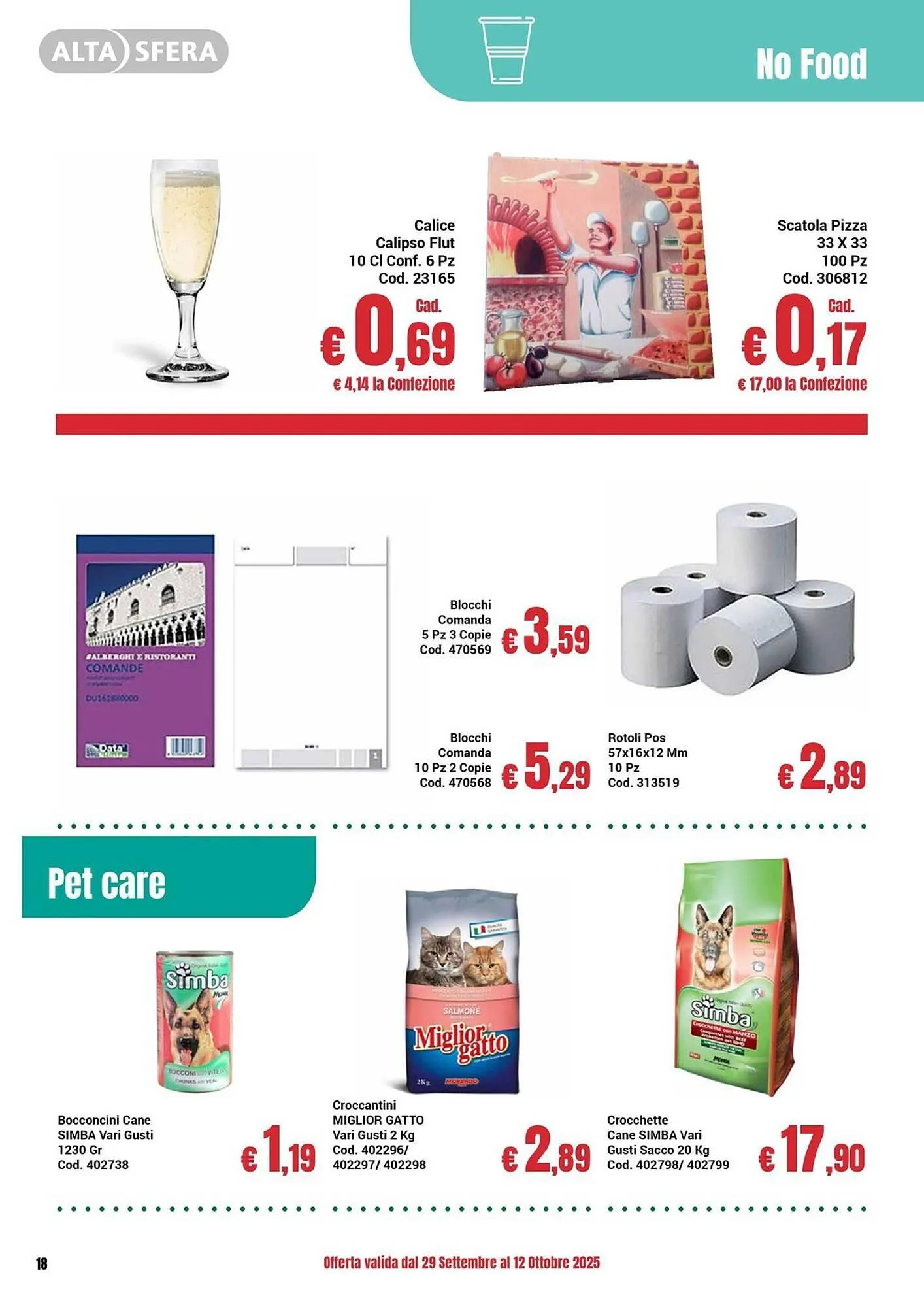 Volantino Centro Cash da 29 settembre a 12 ottobre di 2025 - Pagina del volantino 18