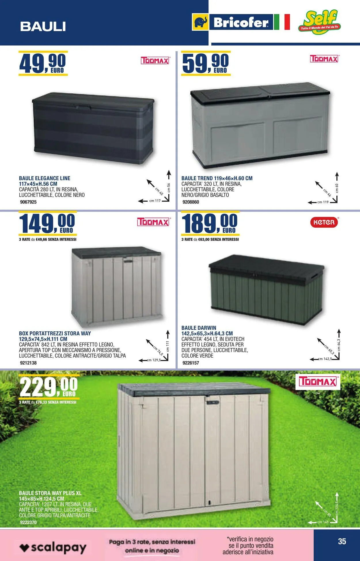 Self - Perugia Volantino attuale da 26 ottobre a 9 novembre di 2025 - Pagina del volantino 35