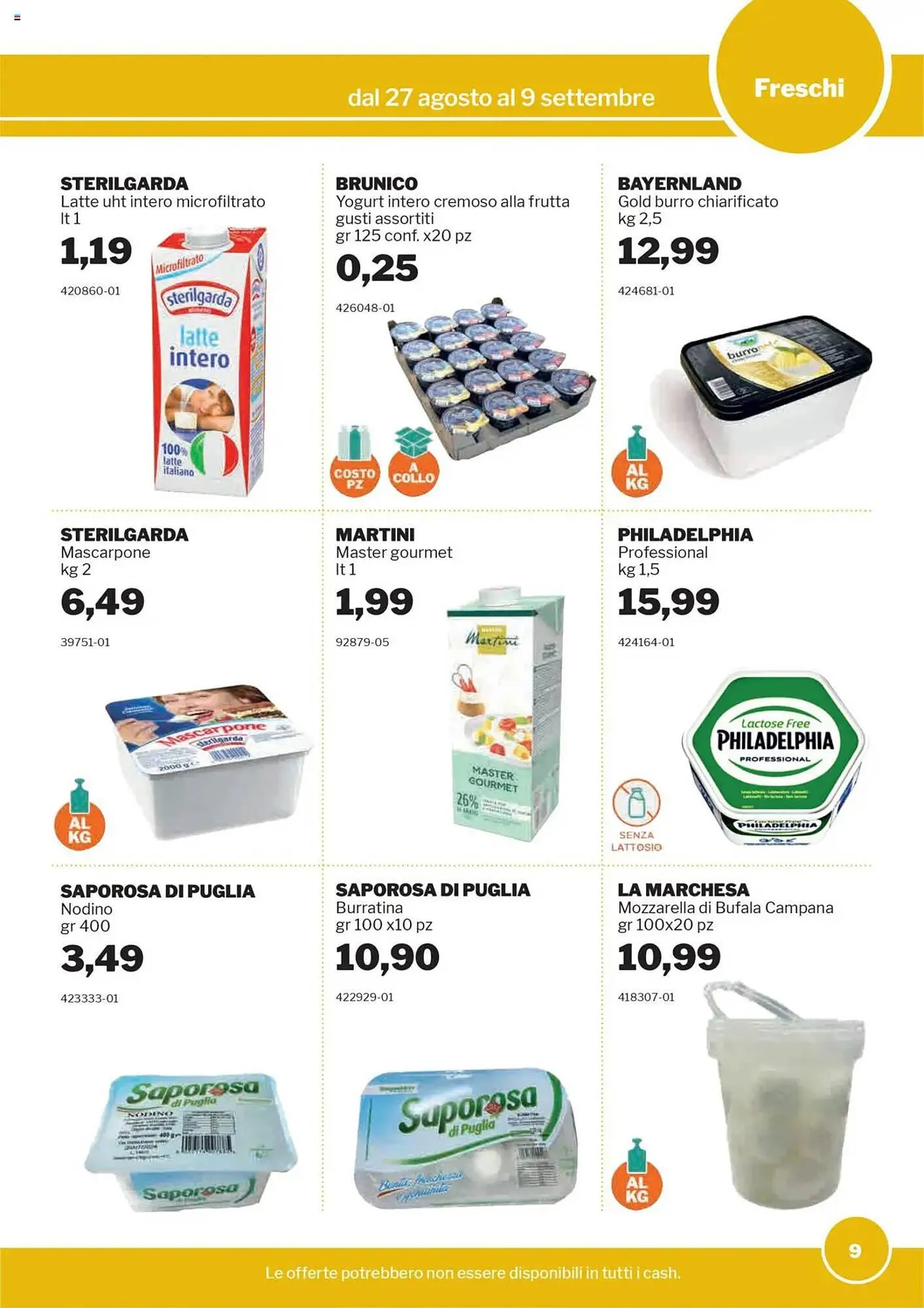Volantino GrosMarket da 27 agosto a 9 settembre di 2025 - Pagina del volantino 9