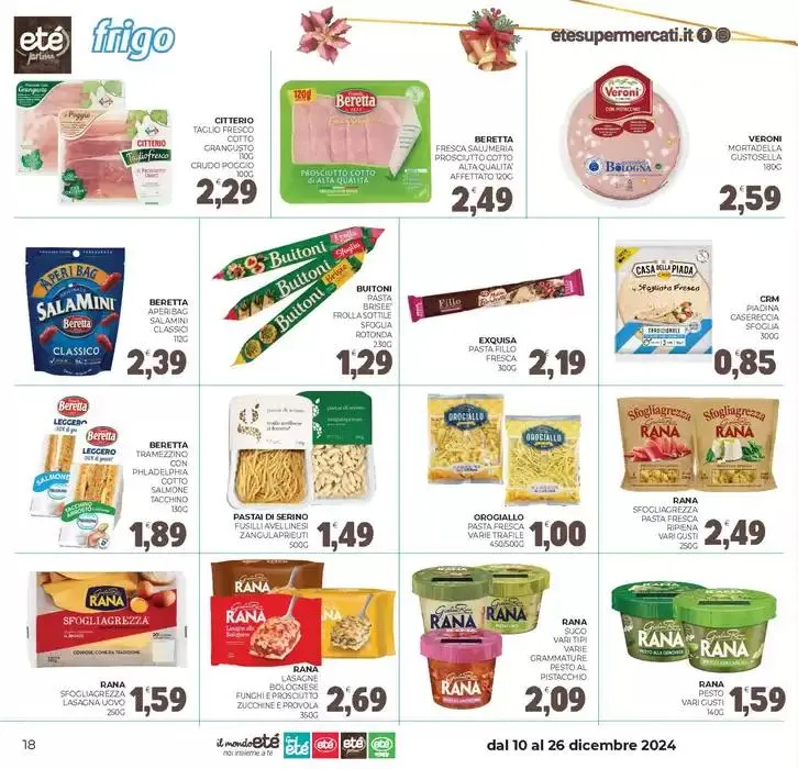 Dal 10 al 26 dicembre 2024 da 10 dicembre a 26 dicembre di 2024 - Pagina del volantino 18