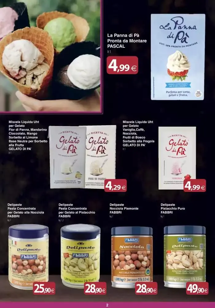 Speciale gelateria da 22 aprile a 7 maggio di 2025 - Pagina del volantino 2