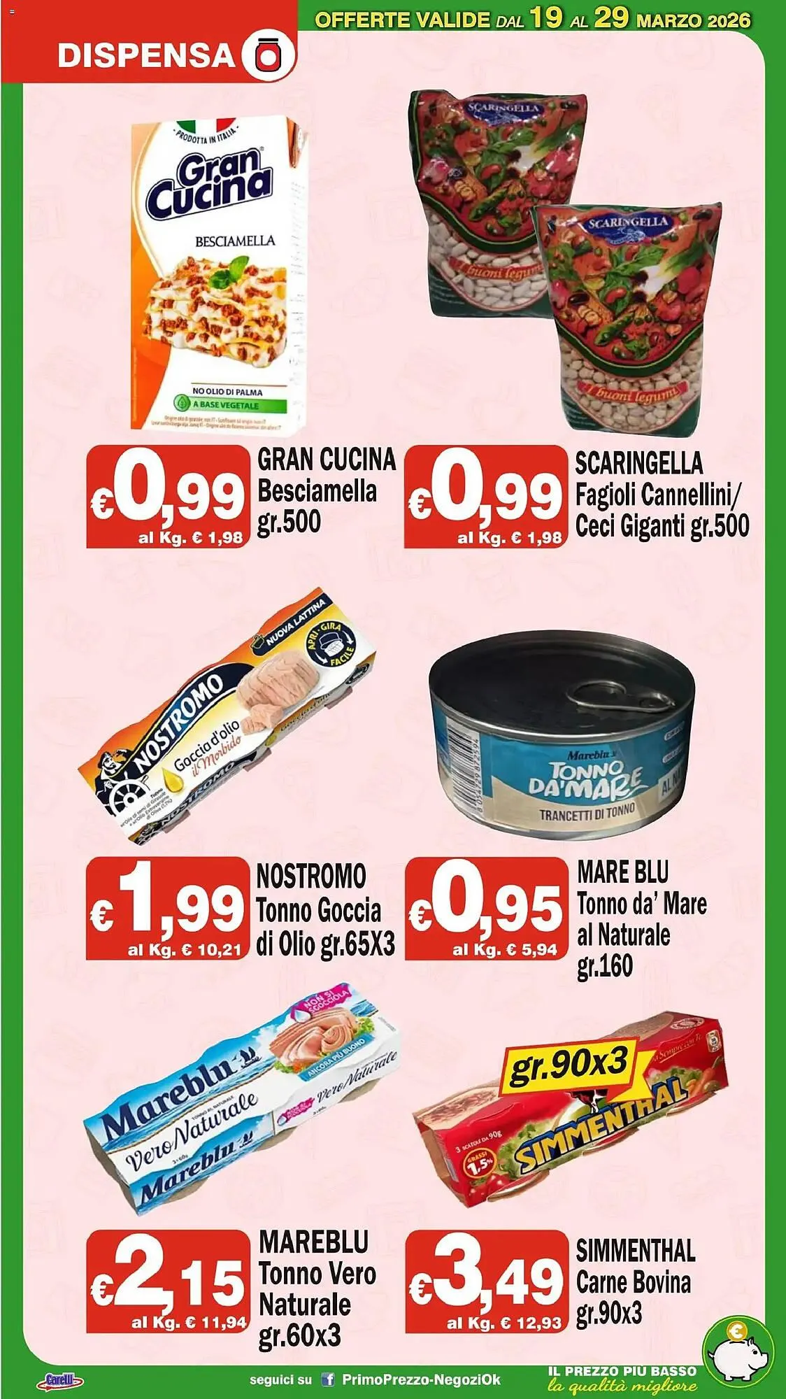 Volantino Primo Prezzo da 19 marzo a 29 marzo di 2026 - Pagina del volantino 8