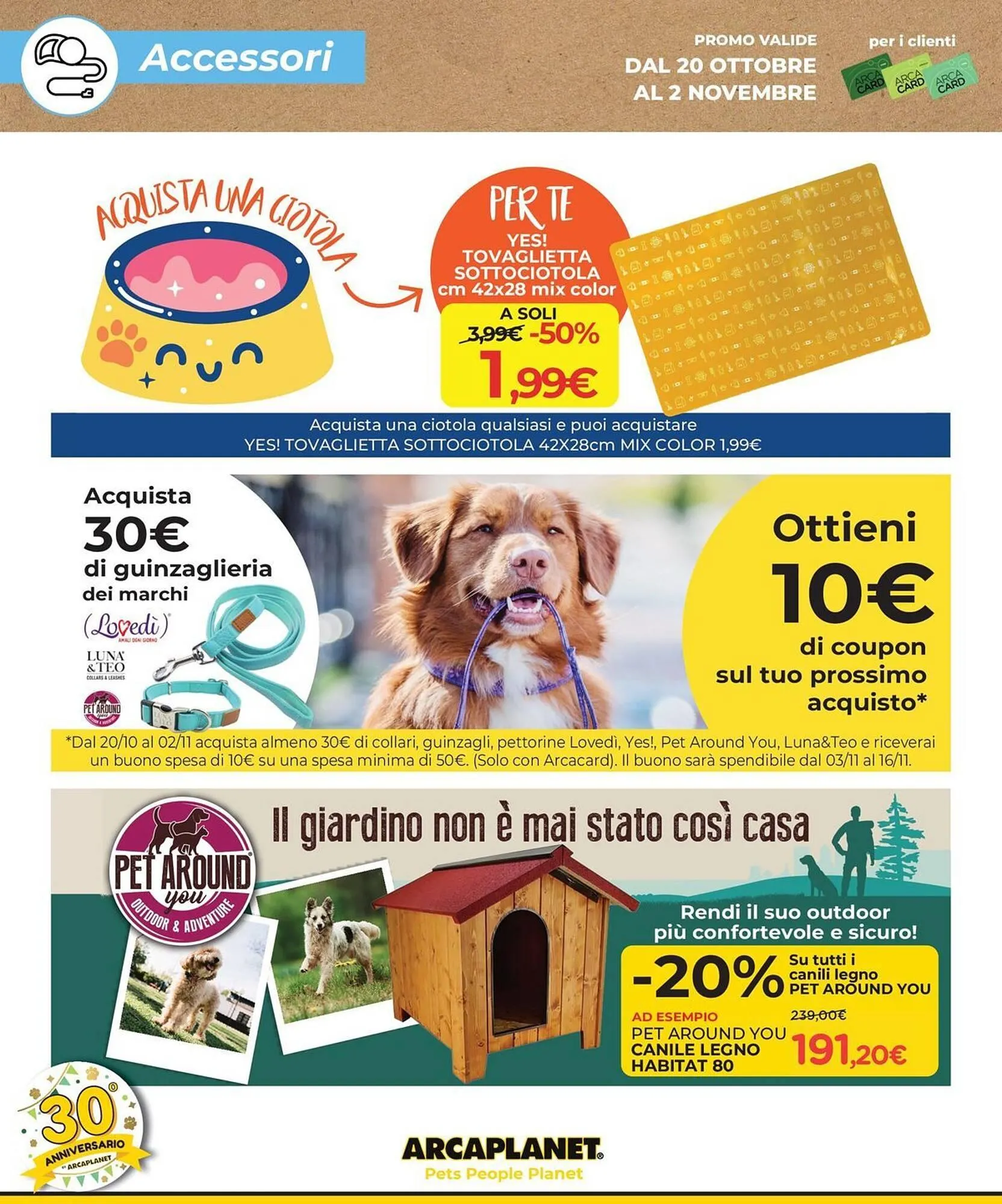 Volantino Arcaplanet da 20 ottobre a 2 novembre di 2025 - Pagina del volantino 32