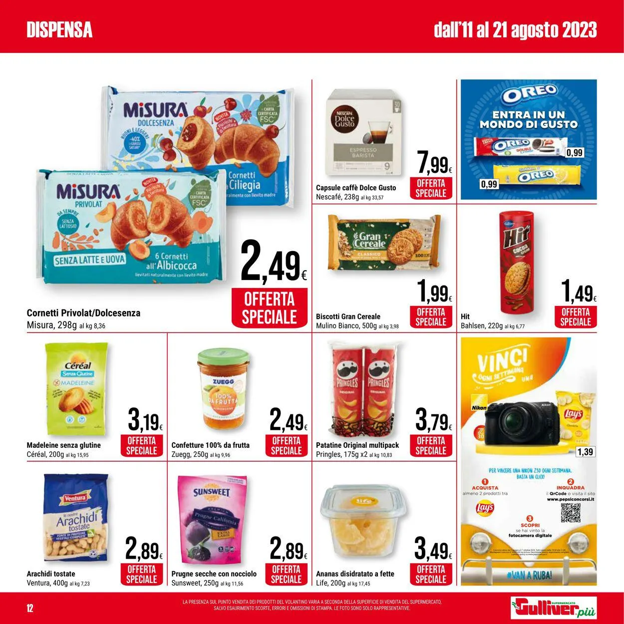 Gulliver Volantino attuale da 11 agosto a 21 agosto di 2023 - Pagina del volantino 12