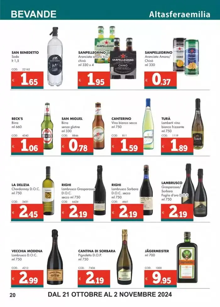 Special happy hours da 21 ottobre a 2 novembre di 2024 - Pagina del volantino 20