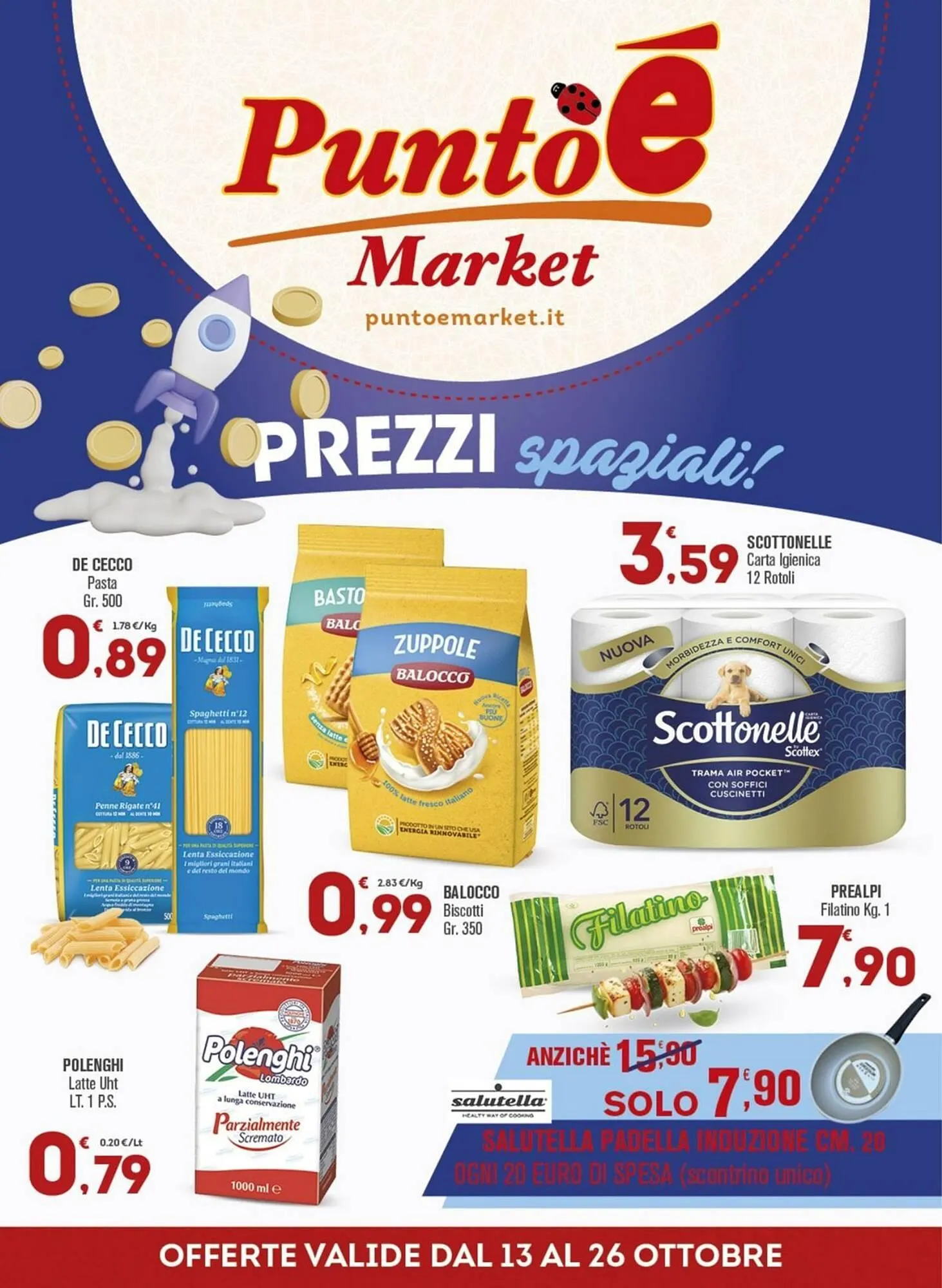 Volantino Punto é market da 14 ottobre a 26 ottobre di 2025 - Pagina del volantino 1