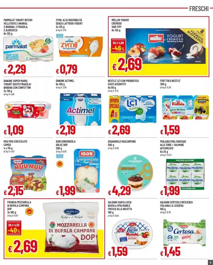 OFFERTISSIME - SCONTI FINO AL 50% da 8 maggio a 21 maggio di 2025 - Pagina del volantino 9