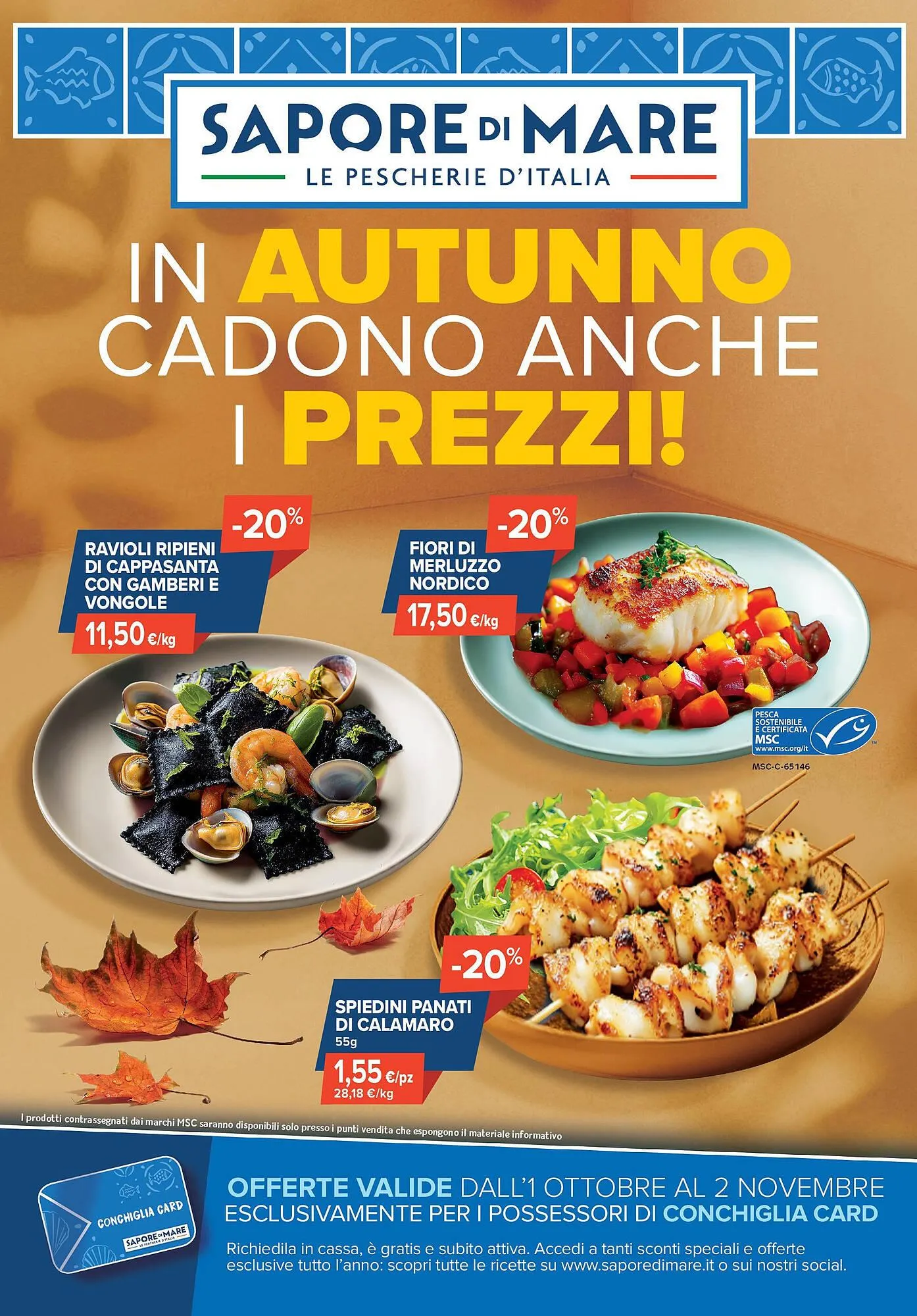 Volantino Sapore di Mare da 30 settembre a 2 novembre di 2025 - Pagina del volantino 1