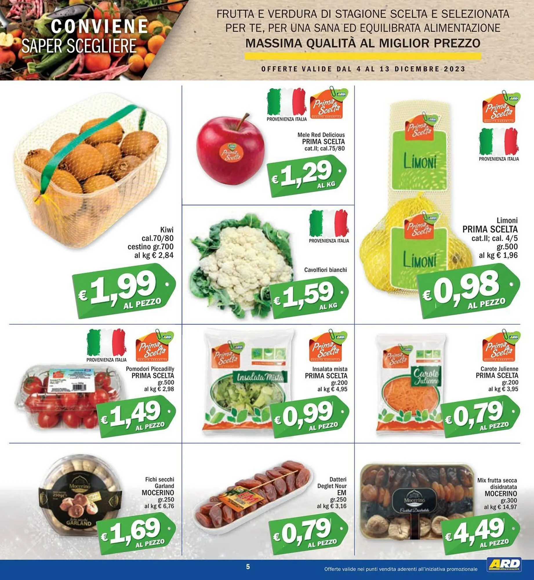 Volantino Ard Discount da 4 dicembre a 13 dicembre di 2023 - Pagina del volantino 5