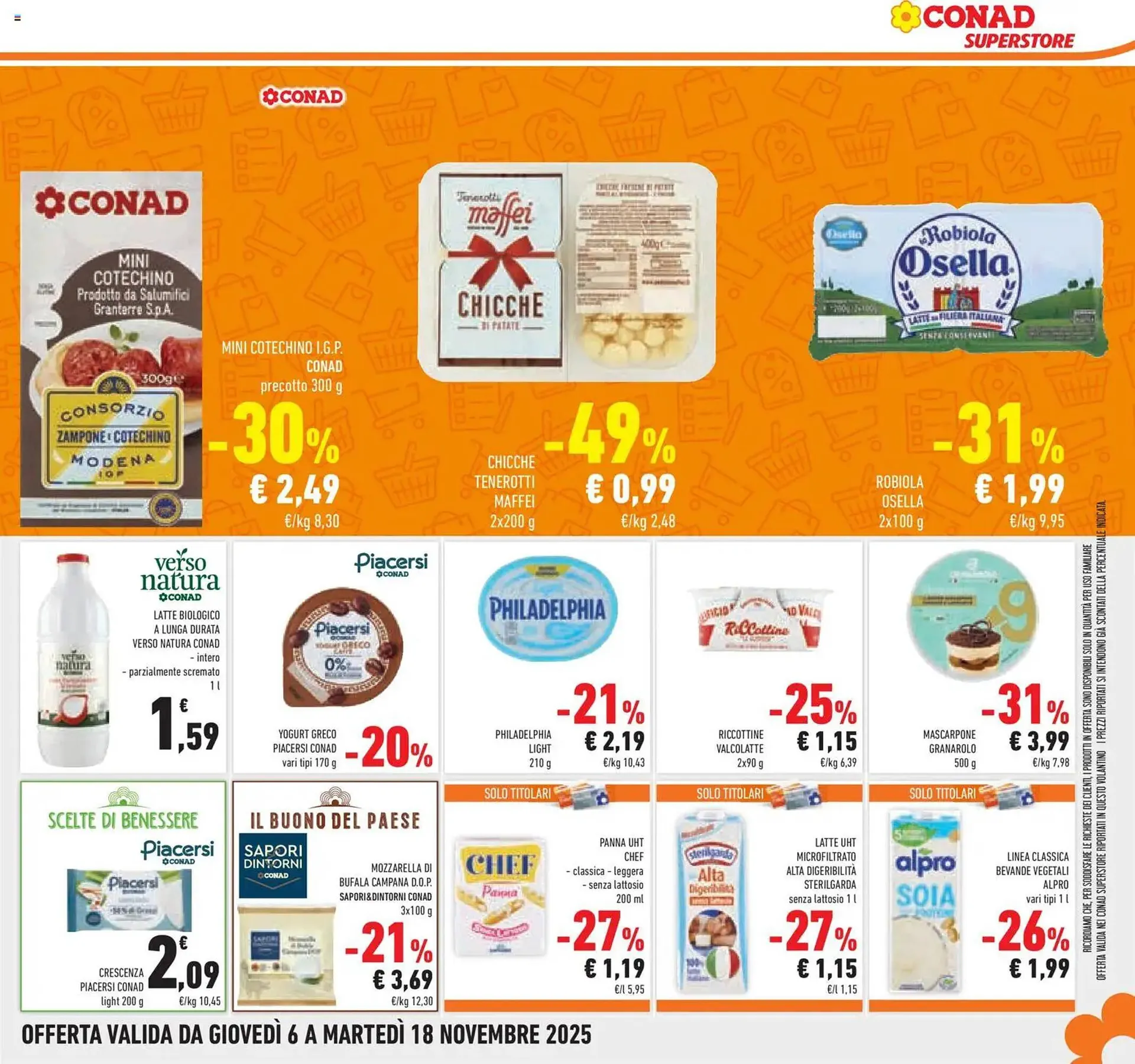 Volantino Conad da 6 novembre a 15 novembre di 2025 - Pagina del volantino 23