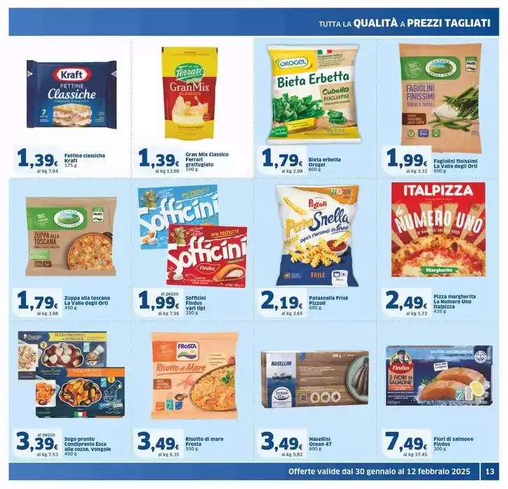 Sconti altissimi + Si Chef!, Sigma da 30 gennaio a 12 febbraio di 2025 - Pagina del volantino 13