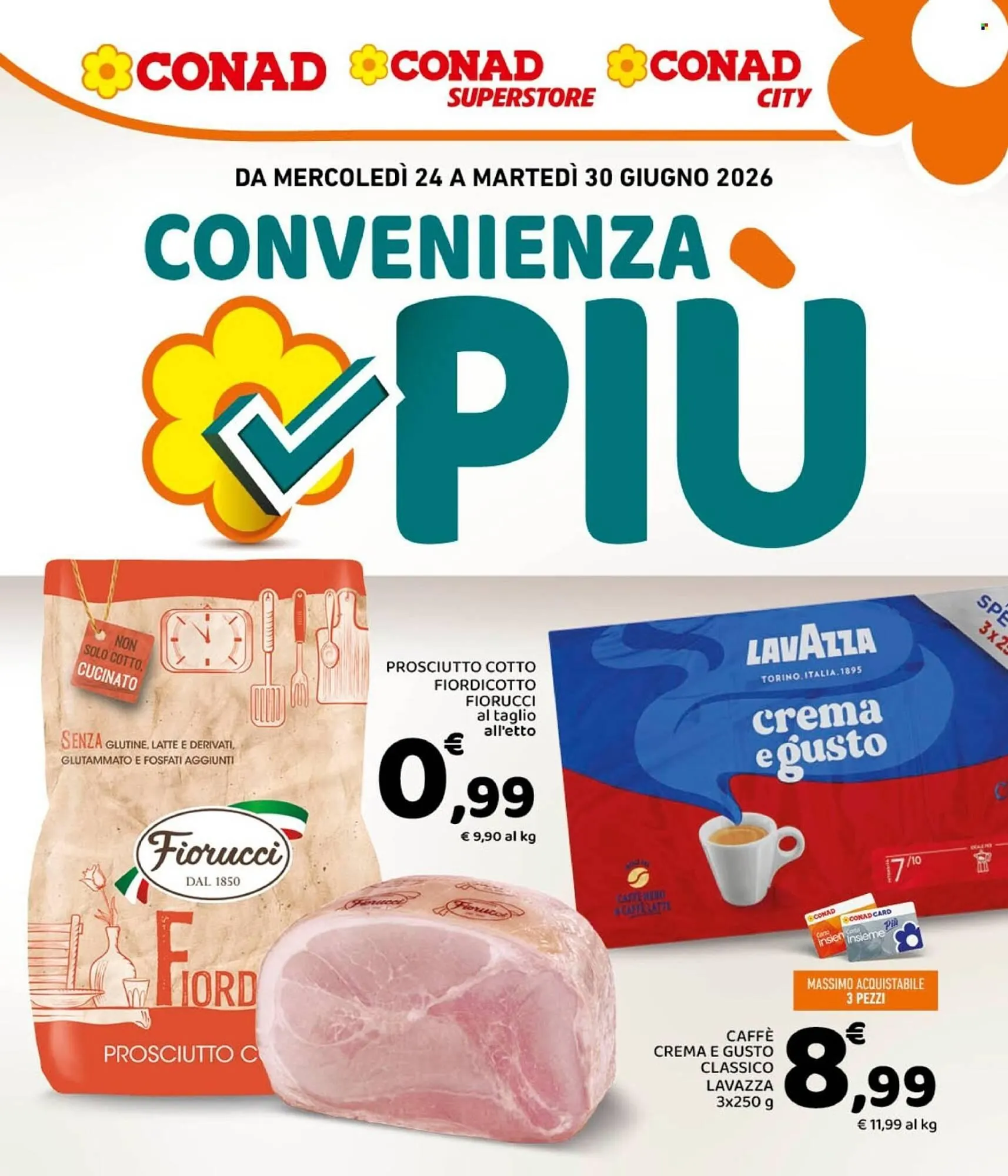 Volantino Conad da 24 giugno a 30 giugno di 2026 - Pagina del volantino 1
