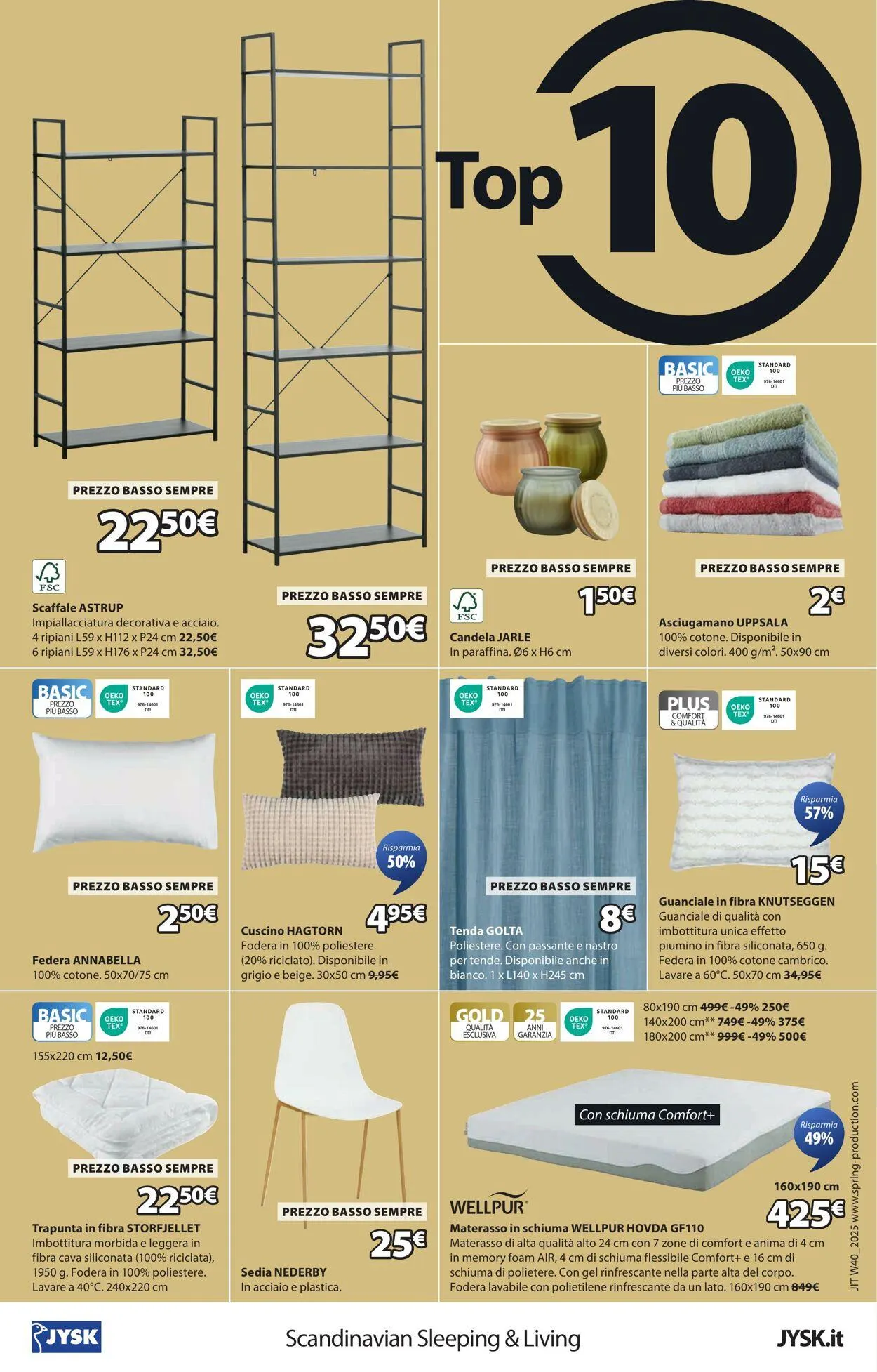 Jysk Volantino attuale da 2 ottobre a 16 ottobre di 2025 - Pagina del volantino 17