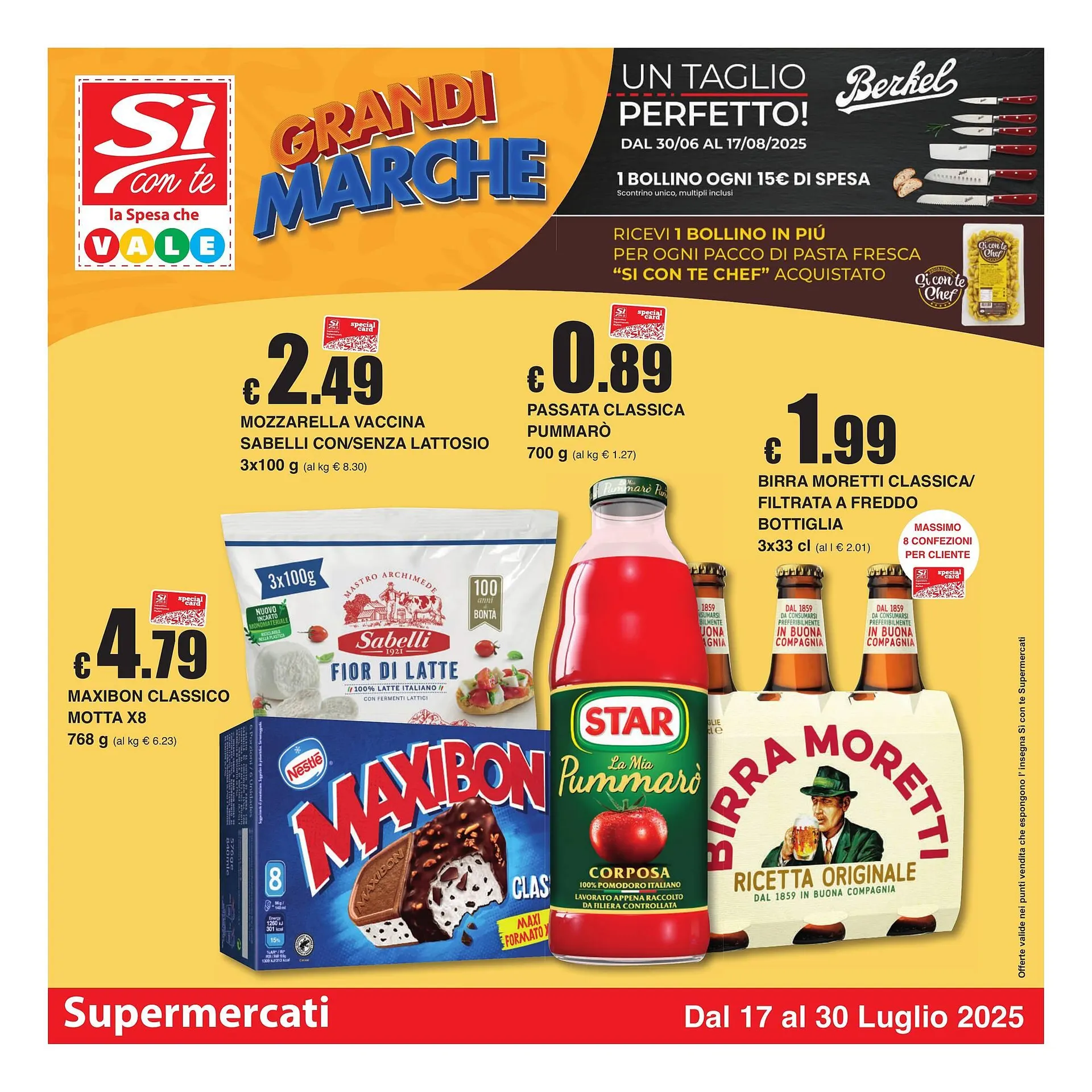 Volantino Sì con te - 1