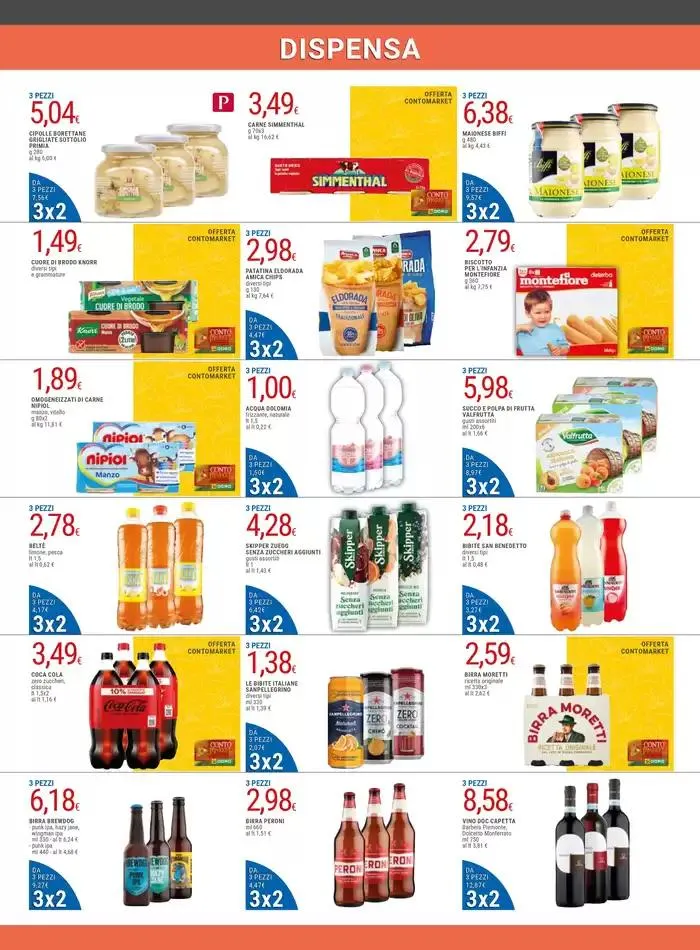 3x2 e tante altre offerte! da 25 marzo a 6 aprile di 2025 - Pagina del volantino 6